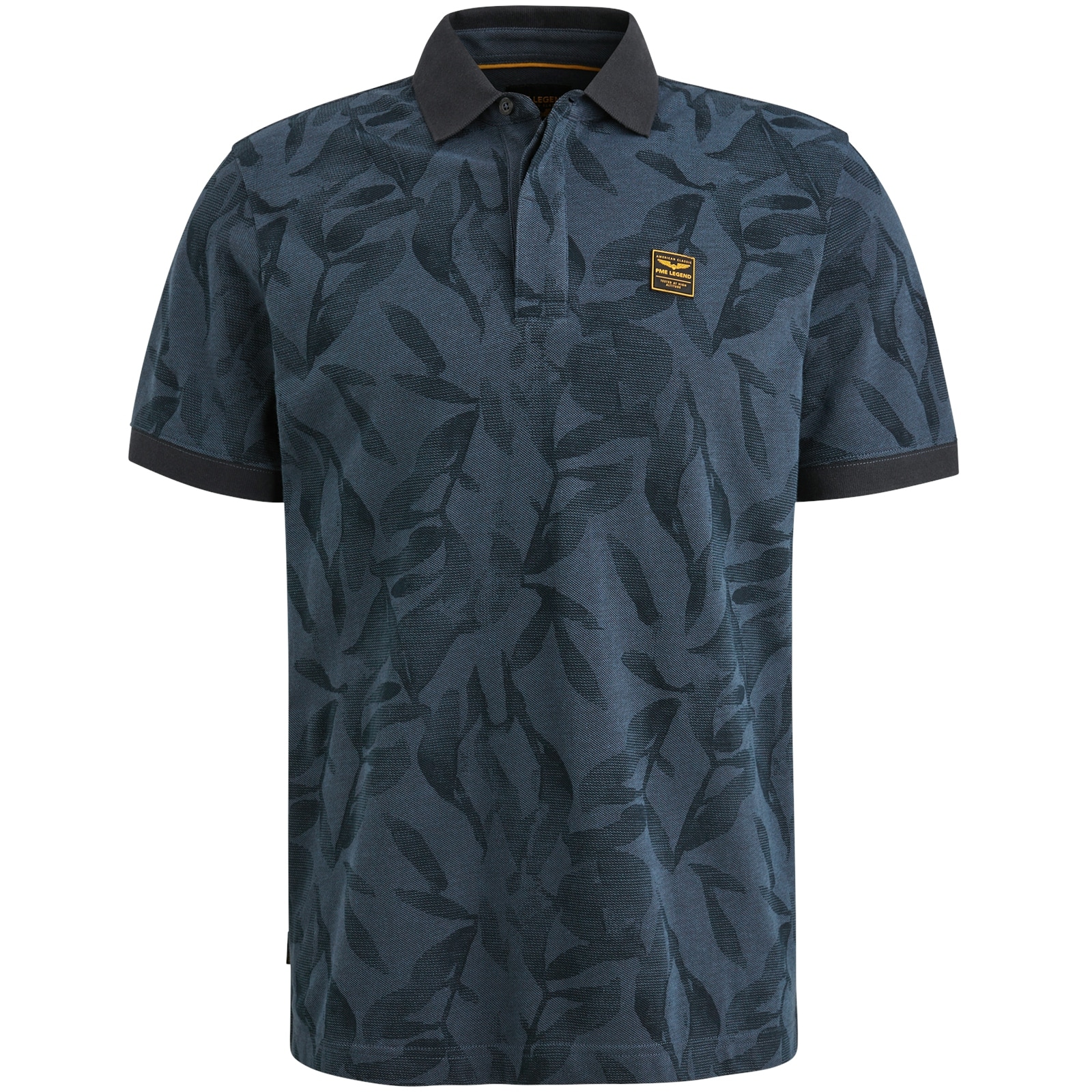 PME LEGEND Poloshirt »Short sleeve polo two tone pique printed«, mit All-Over Print