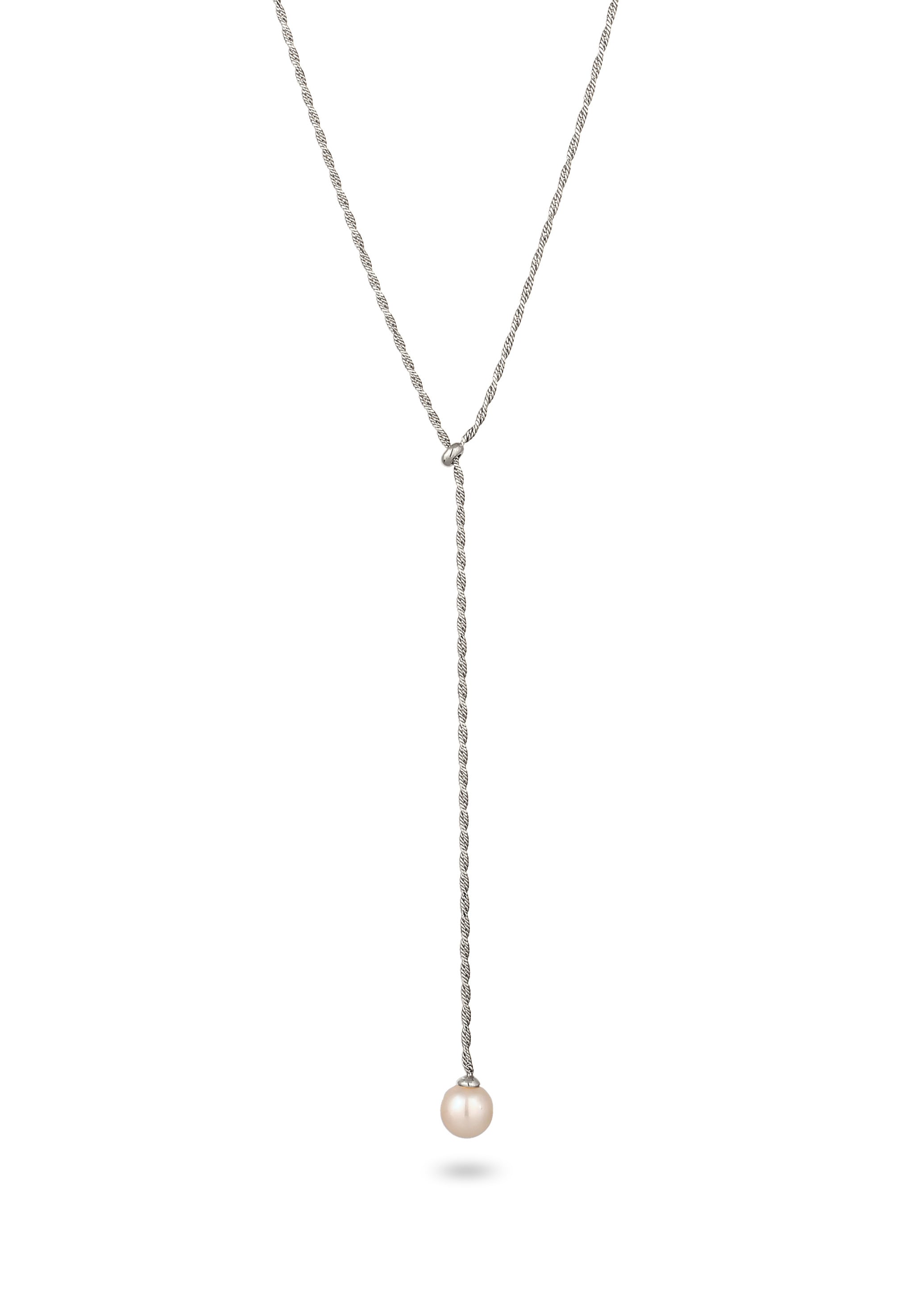 Elli Y-Kette »Halskette Y-Kette mit Perlen von Swarovski® 925 Sterling Silber«