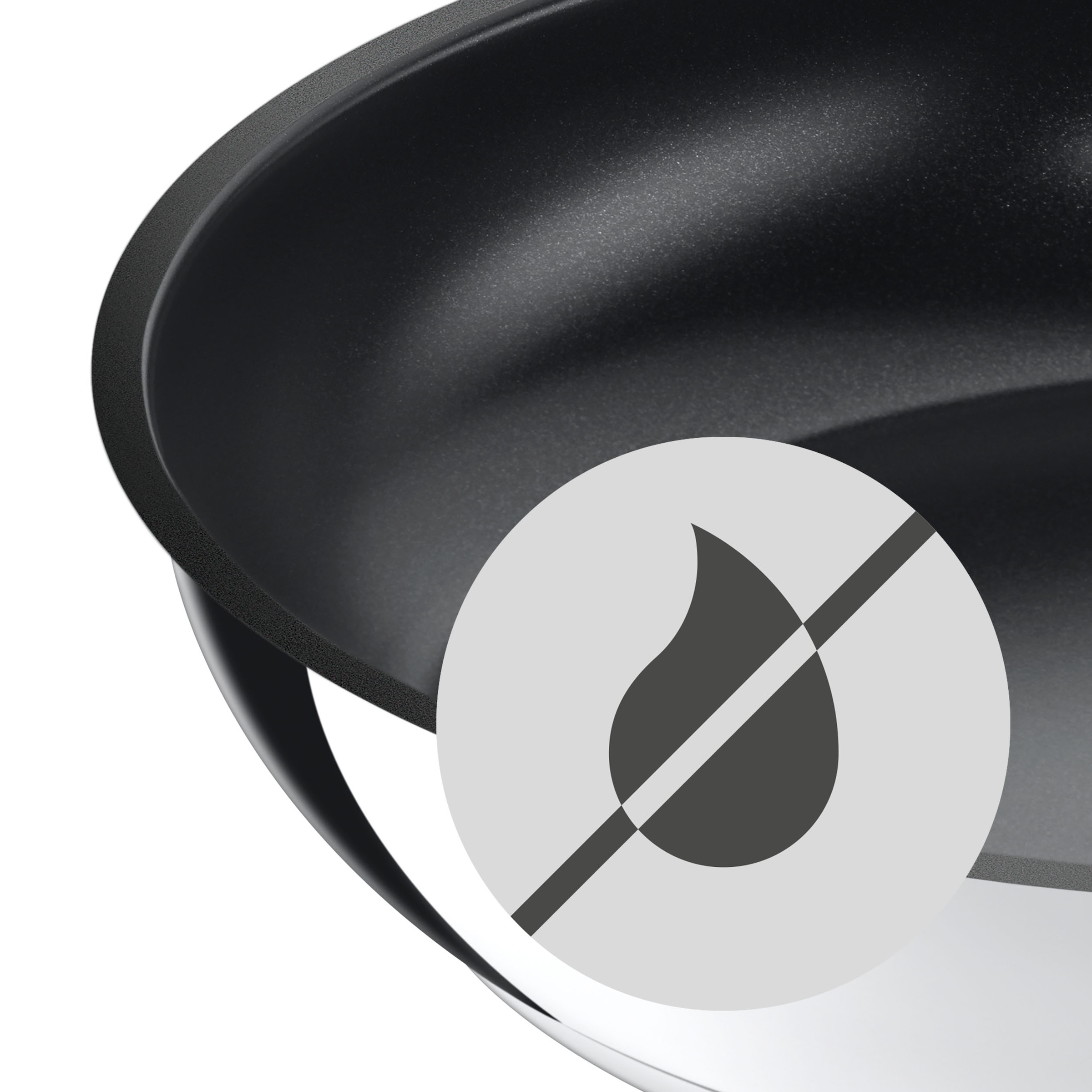 WMF Bratpfanne »Durado Edelstahlpfanne 28 cm, Induktion«, Cromargan® Edelstahl Rostfrei 18/10, (1 tlg.), Antihaftbeschichtet,für alle Herdarten geeignet, energiesparend