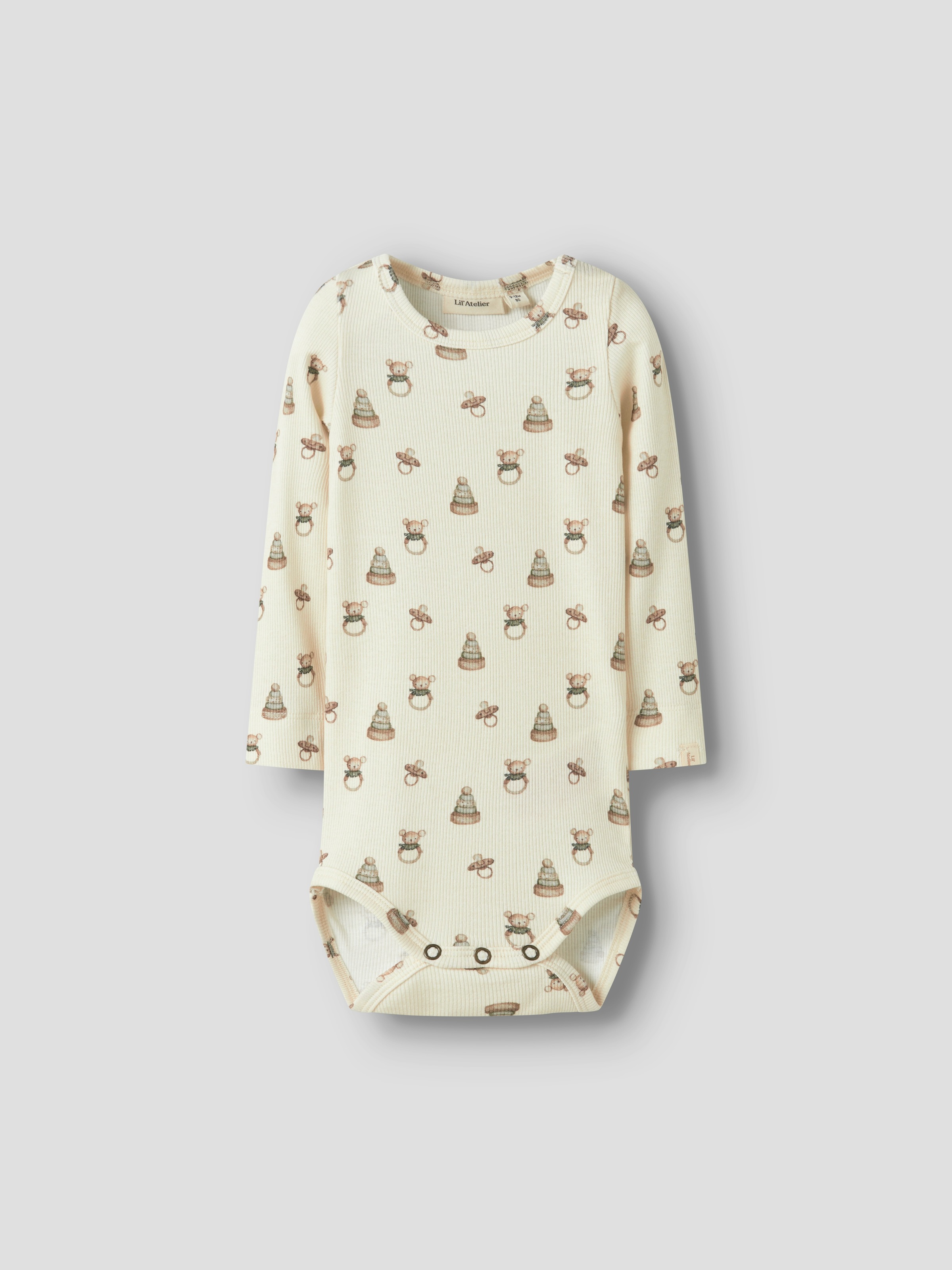 Lil' Atelier Langarmbody »NBNGAVO EMO LS SLIM BODY LIL NOOS«