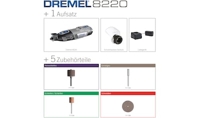 DREMEL Akku-Multifunktionswerkzeug »DREMEL® 8220-1/5«, 1x Vorsatzgerät, 5x Zubehör,... kaufen