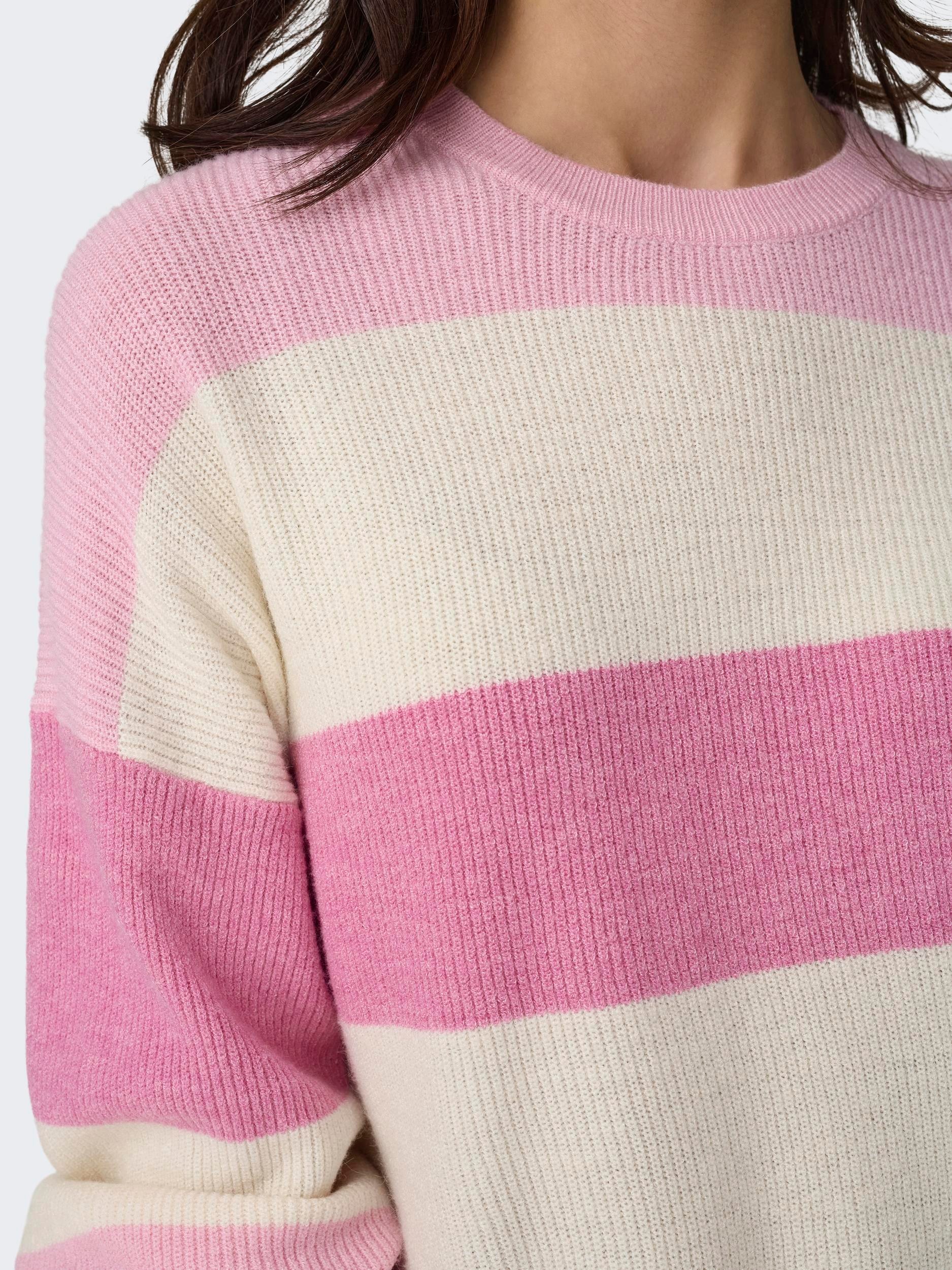 ONLY Strickpullover »ONLATIA L/S STRIPE PULLOVER KNT NOOS«