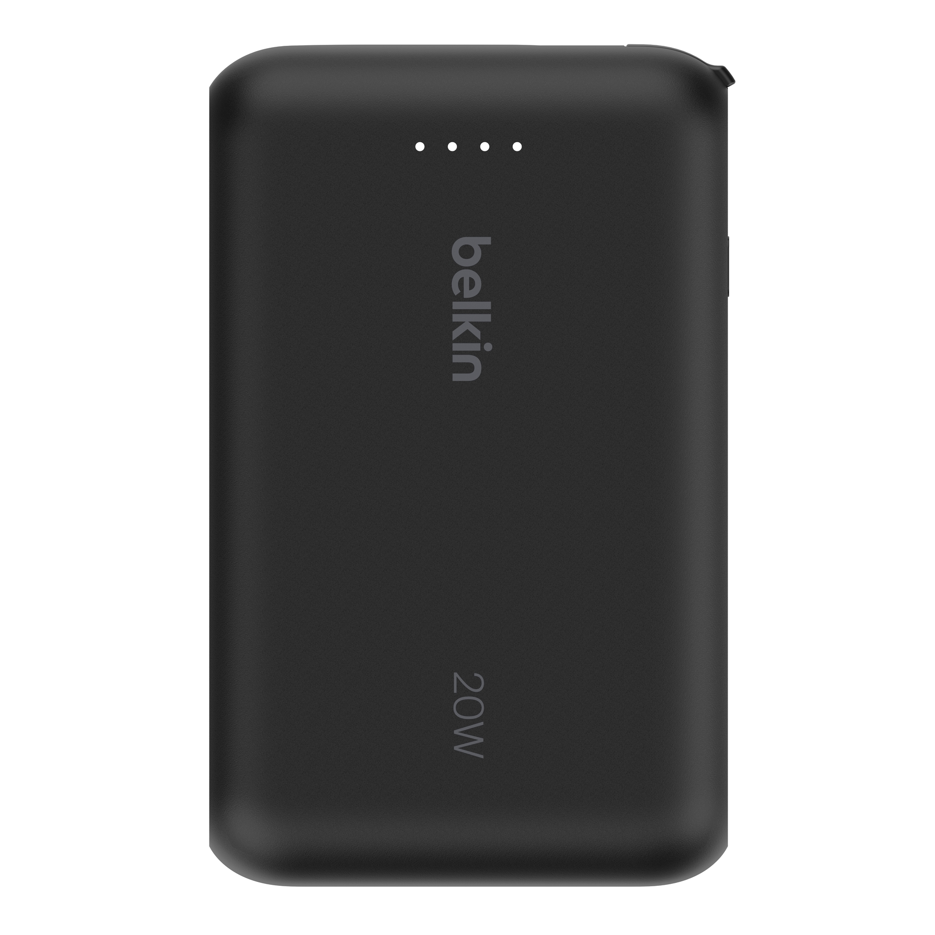 Belkin Powerbank »BoostCharge Power Bank 10K mit integrierten Kabeln«, Belkin BOOST CHARGE Power Delivery Powerbank 10.000mAh, white