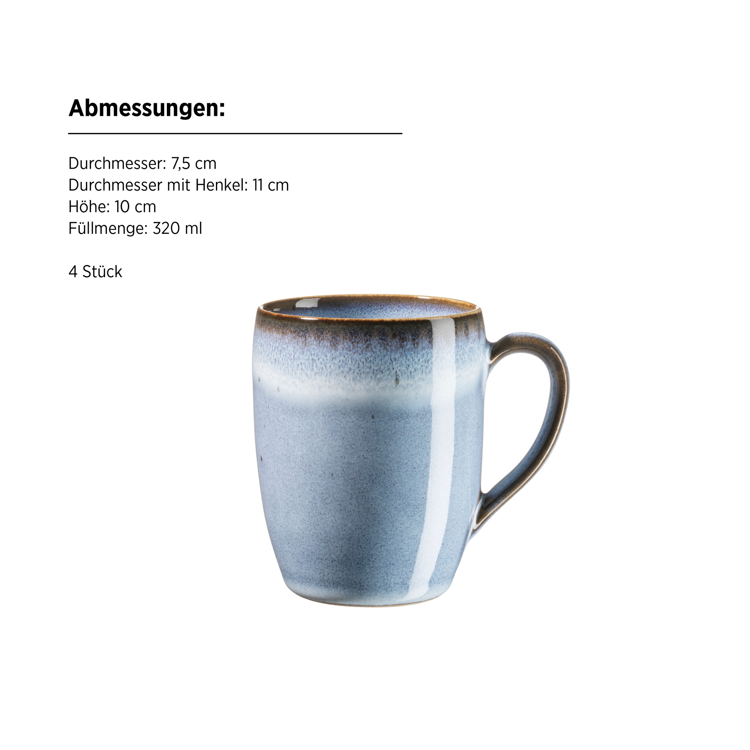 MÄSER Frühstücks-Geschirrset »Smoky's«