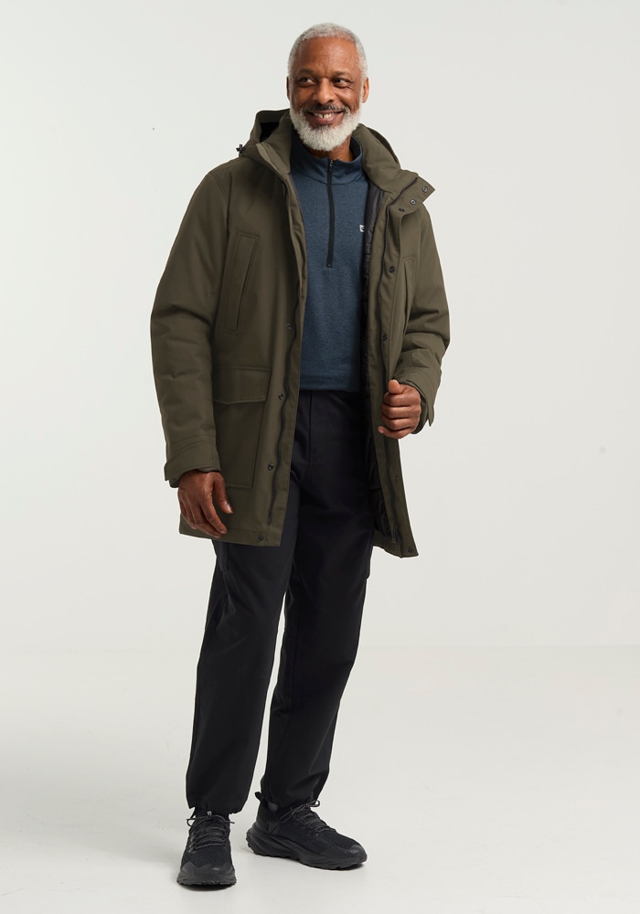 Jack Wolfskin Funktionsparka »CANYON SHIELD PARKA M«, mit Kapuze