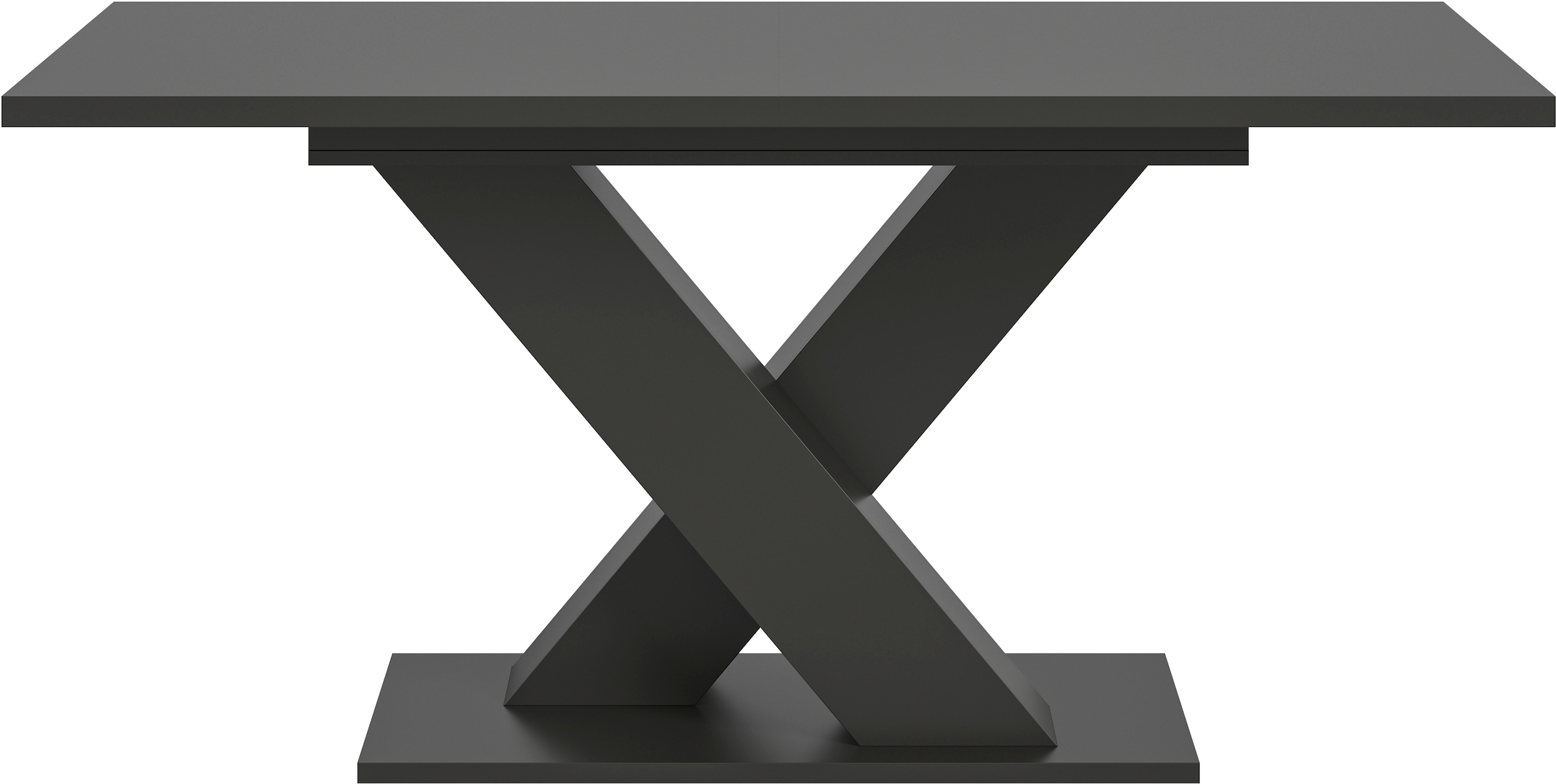 INOSIGN Esstisch »Motus, ausziehbar 150 -190 cm, inklusive 40 cm Einlegeplatte«, X-Gestell mit Bodenplatte, Tisch, Küchentisch, Esszimmer, Küche