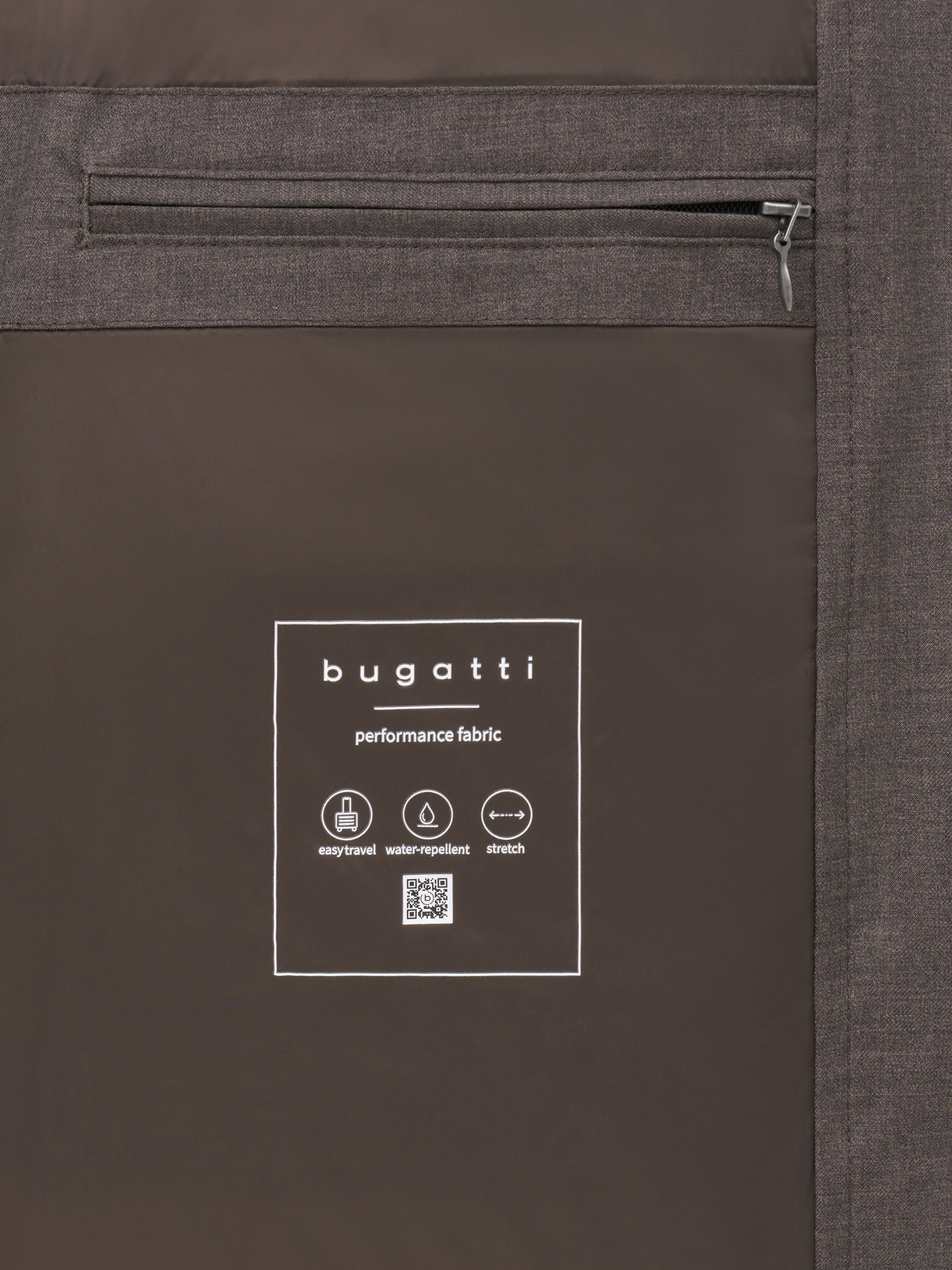 bugatti Parka »Regular Fit« mit Kapuze Regular Fit Membran Steppoptik Kapuze