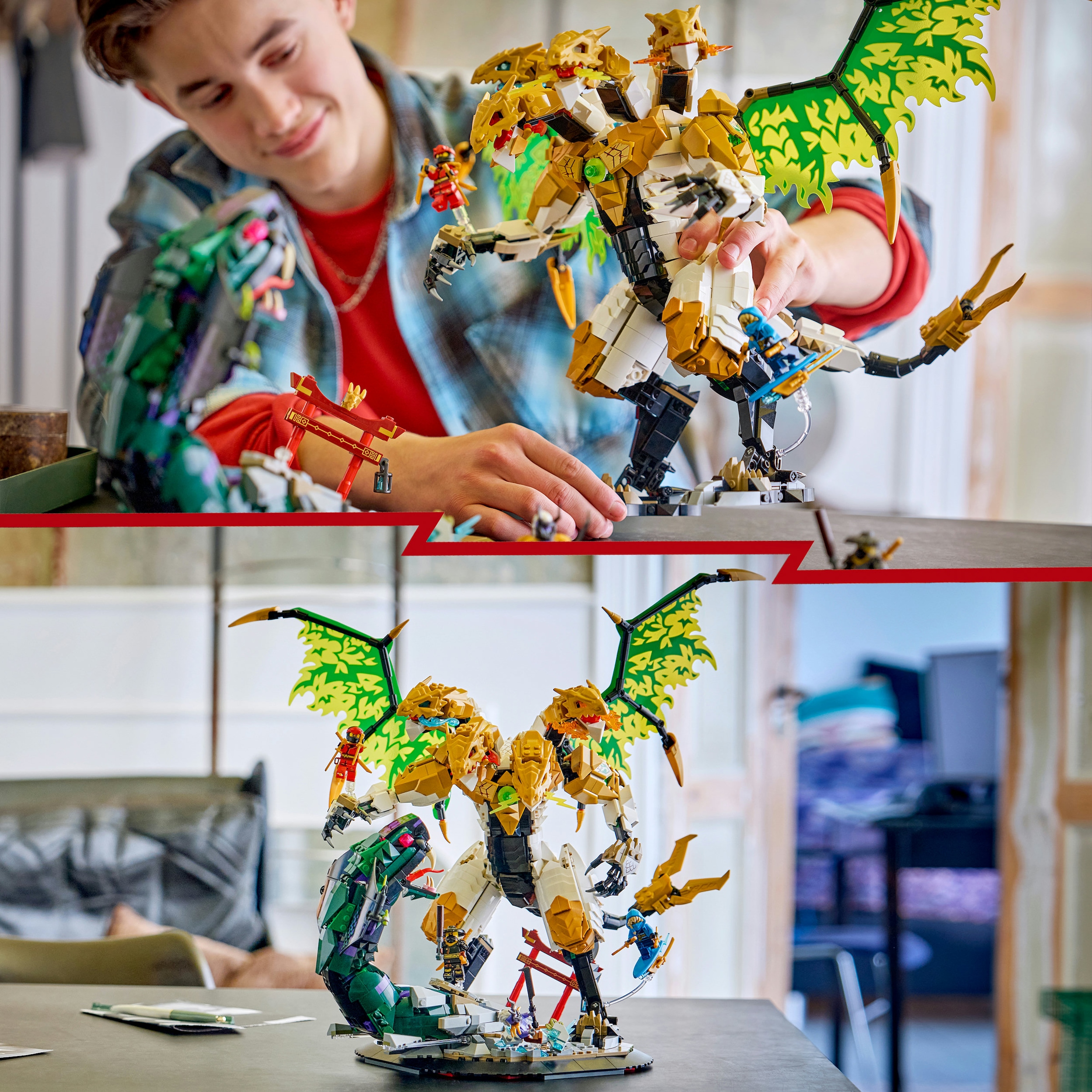 LEGO® Konstruktionsspielsteine »Duell mit dem Ultradrachen (71872), LEGO Ninjago« Made in Europe