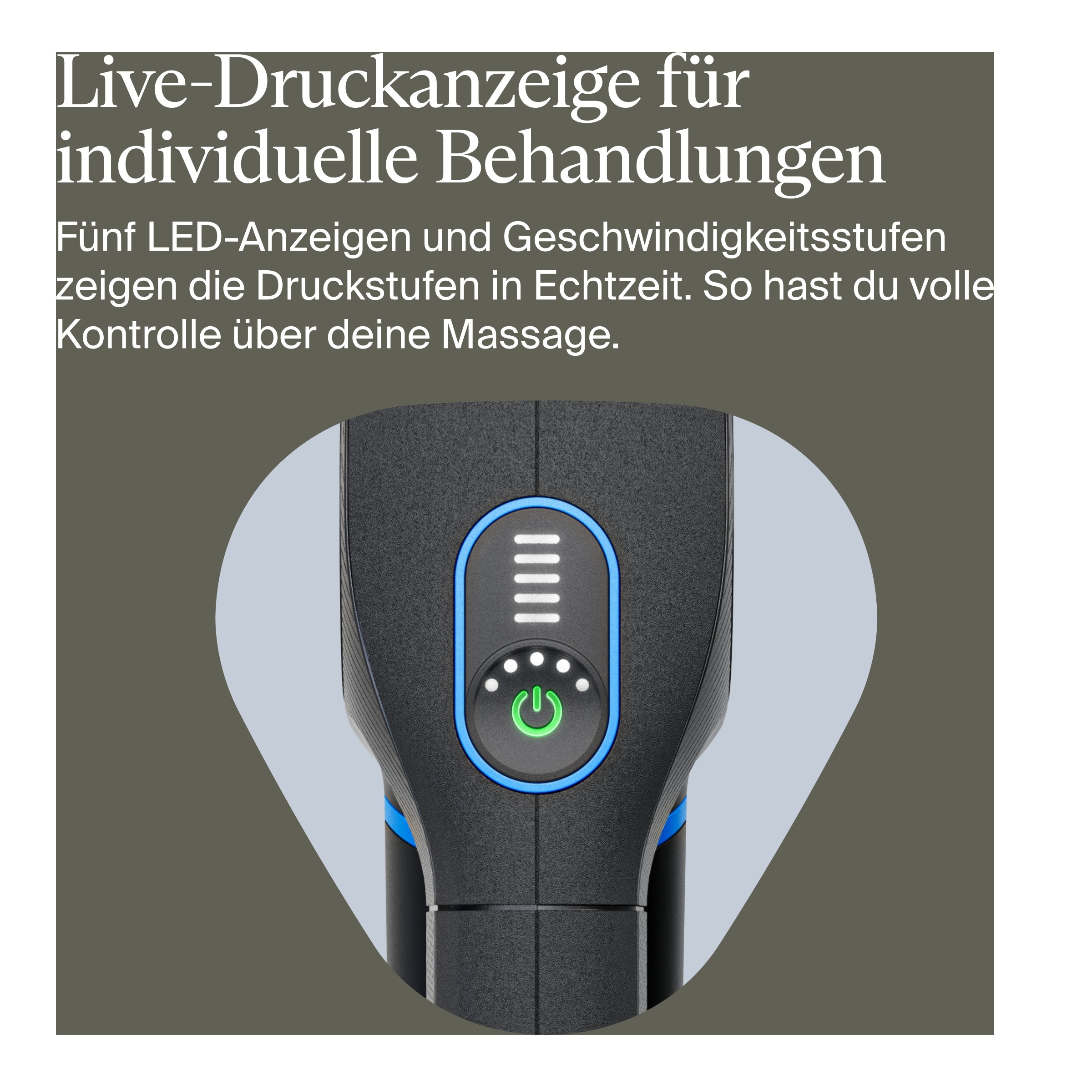 Therabody Massagepistole »Theragun Prime (6.Generation), robusten, stoßfesten Design« Schmerzen lindern, Flexibilität & Leistung steigern, Regeneration