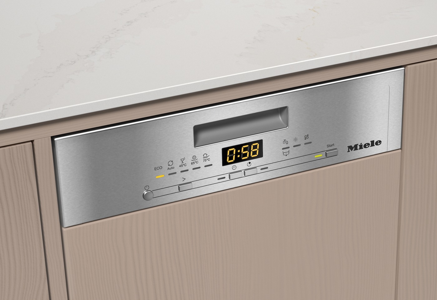 Miele teilintegrierbarer Geschirrspüler »G 5540 SCi SL Active«, 9 Maßgedecke
