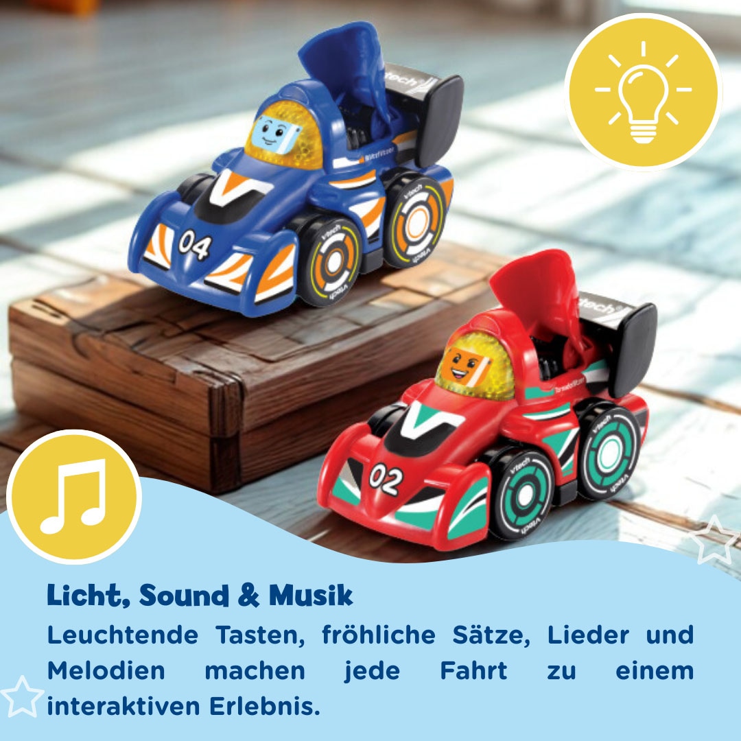 Vtech® Spielzeug-Auto »Tut Tut Baby Flitzer - 2er Set« mit Sound