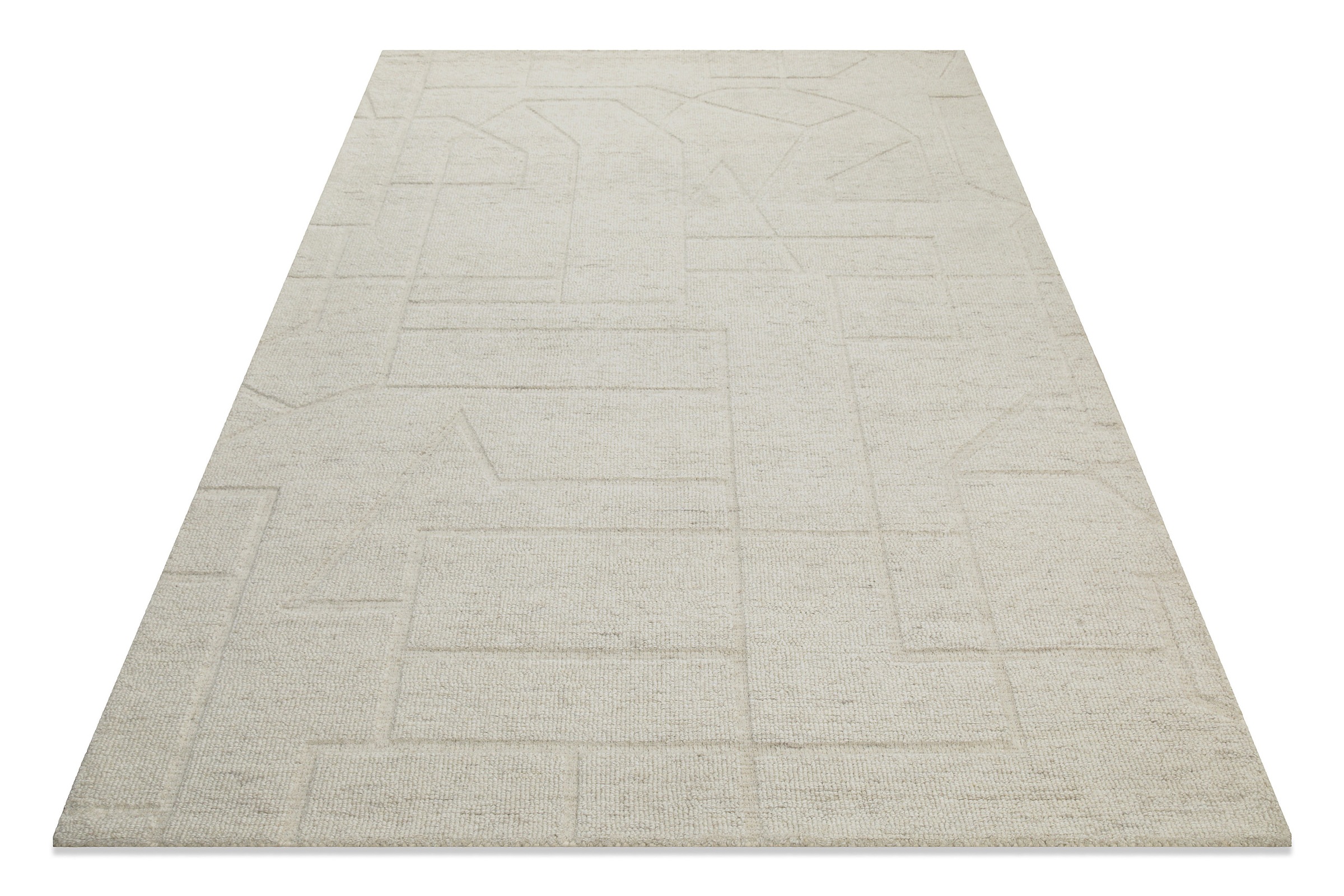 Wecon home Teppich »Hamptons TWENTYEIGHT«, rechteckig, 15 mm Höhe, Läufer, Kurzflor, Wohnzimmer, Schlafzimmer, elegant, robust, Linear
