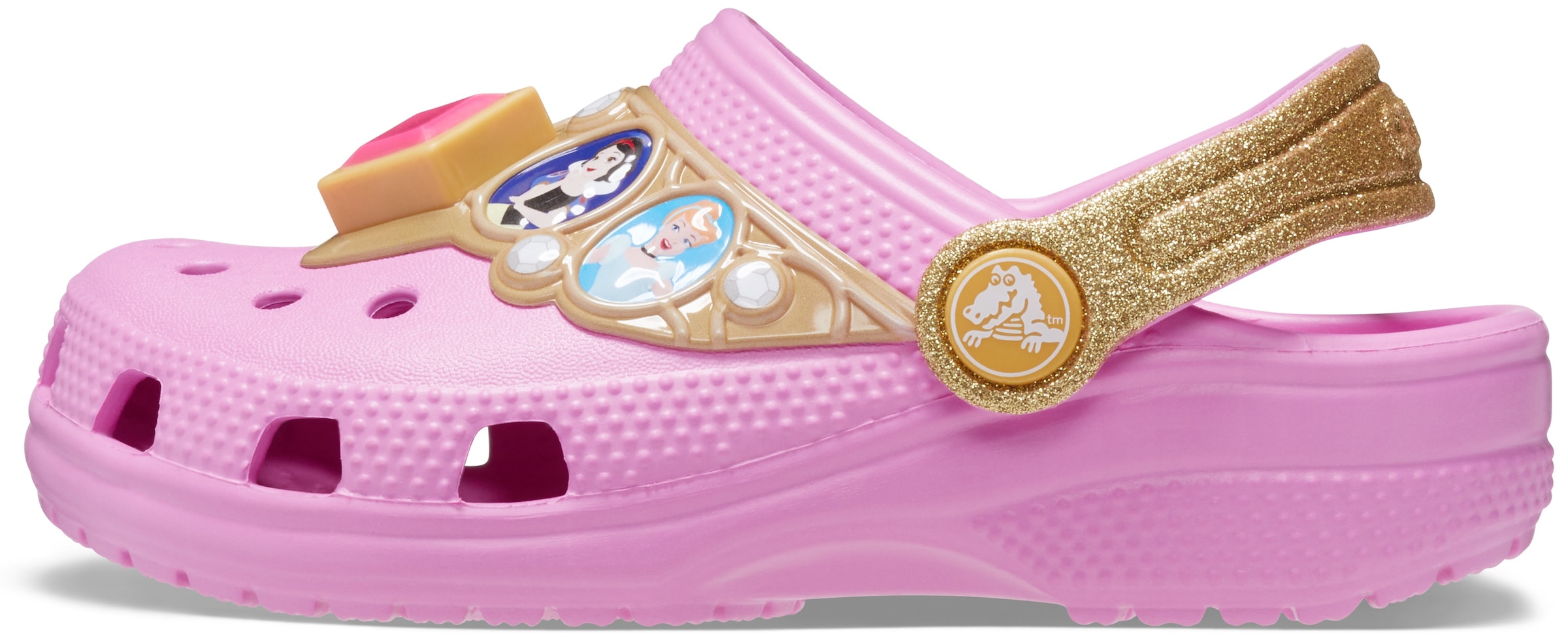 Crocs Clog »Classic Disney Princess Lights«, mit Glitzer-Riemen