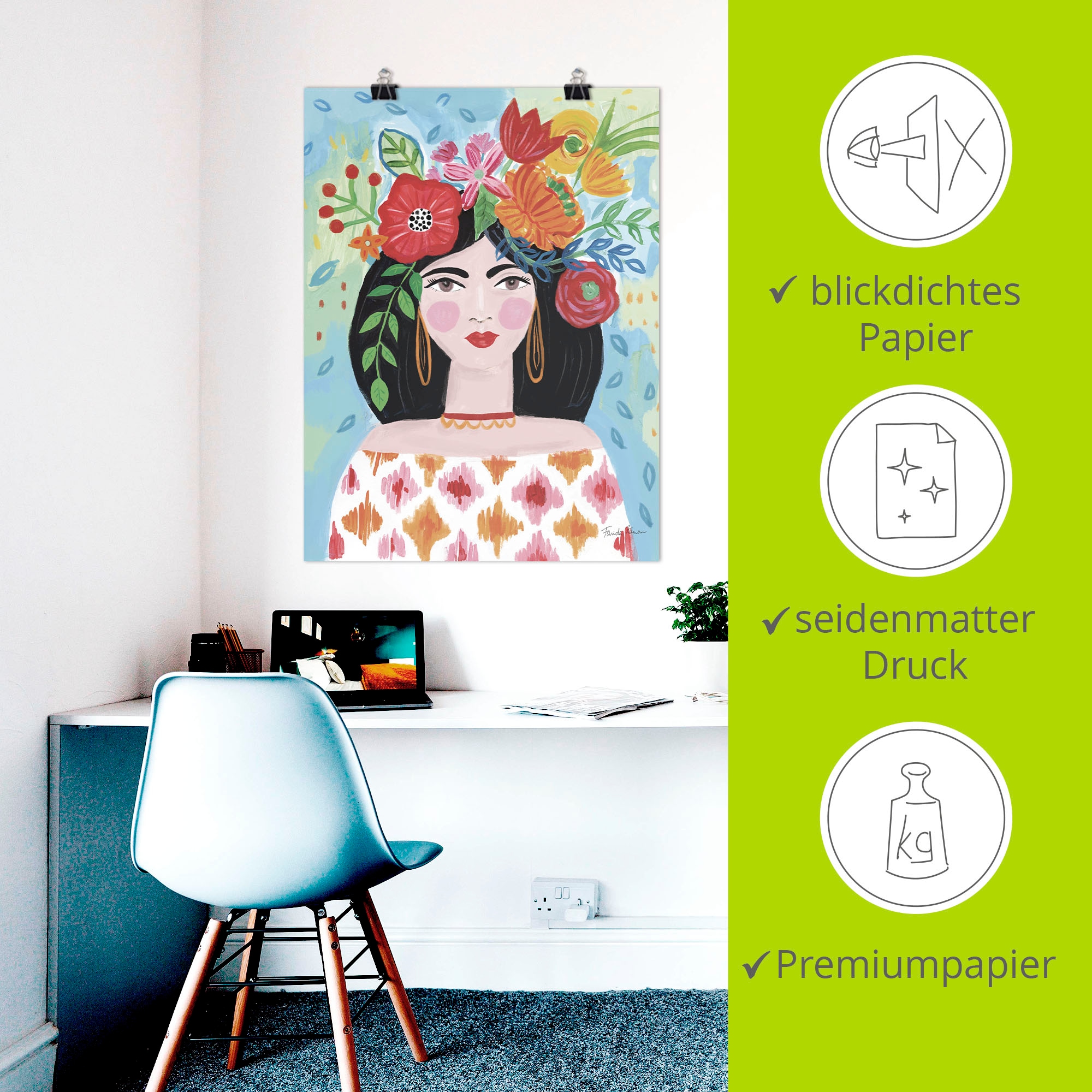 Artland Wandbild »Boho Girl I« Bilder von Frauen 1 Stk. tlg. als Alubild, Leinwandbild, Poster, Wandaufkleber in verschied. Größen