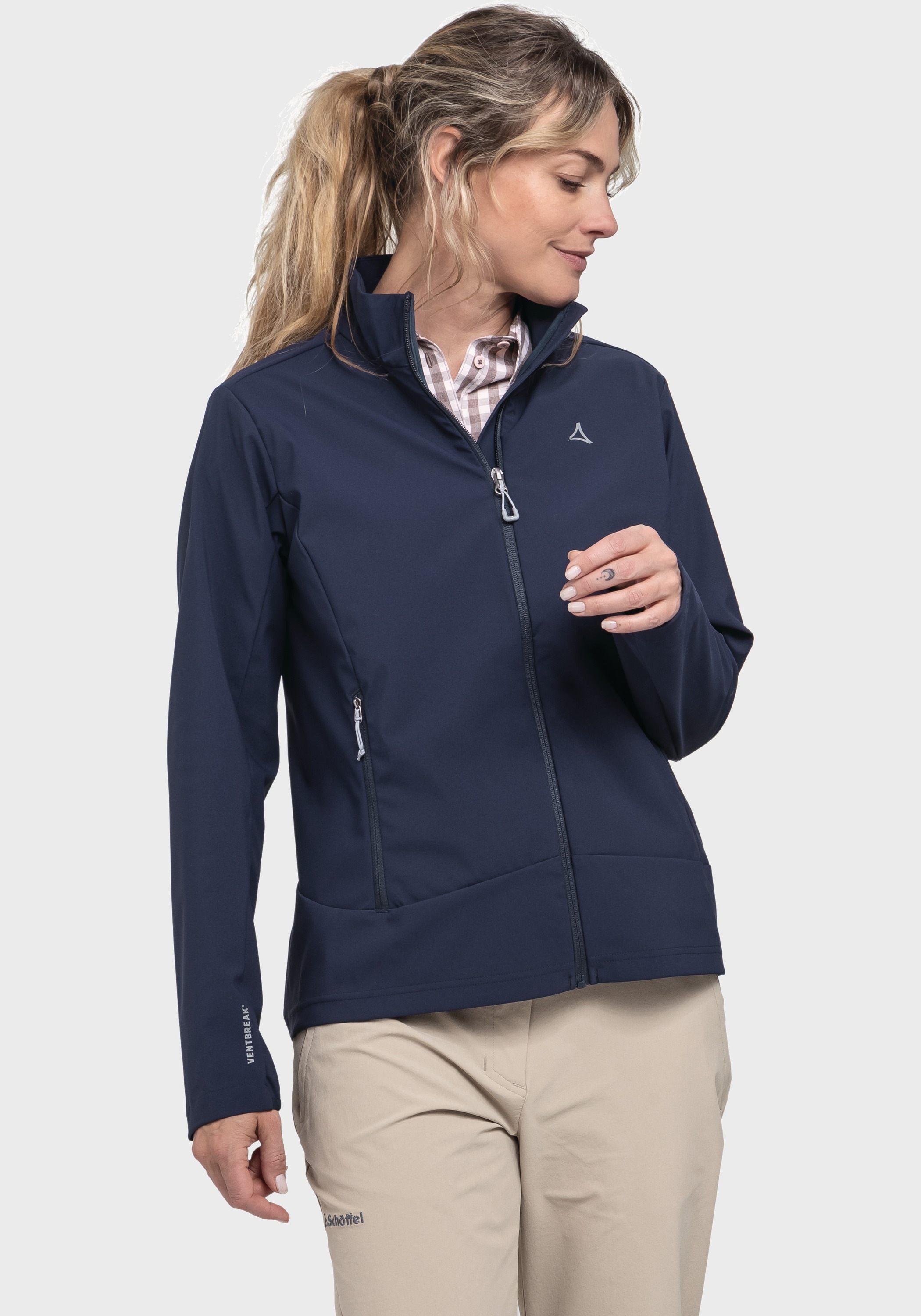 Schöffel Outdoorjacke »Hiking Softshell Jk Style Mirusha WMS«, ohne Kapuze