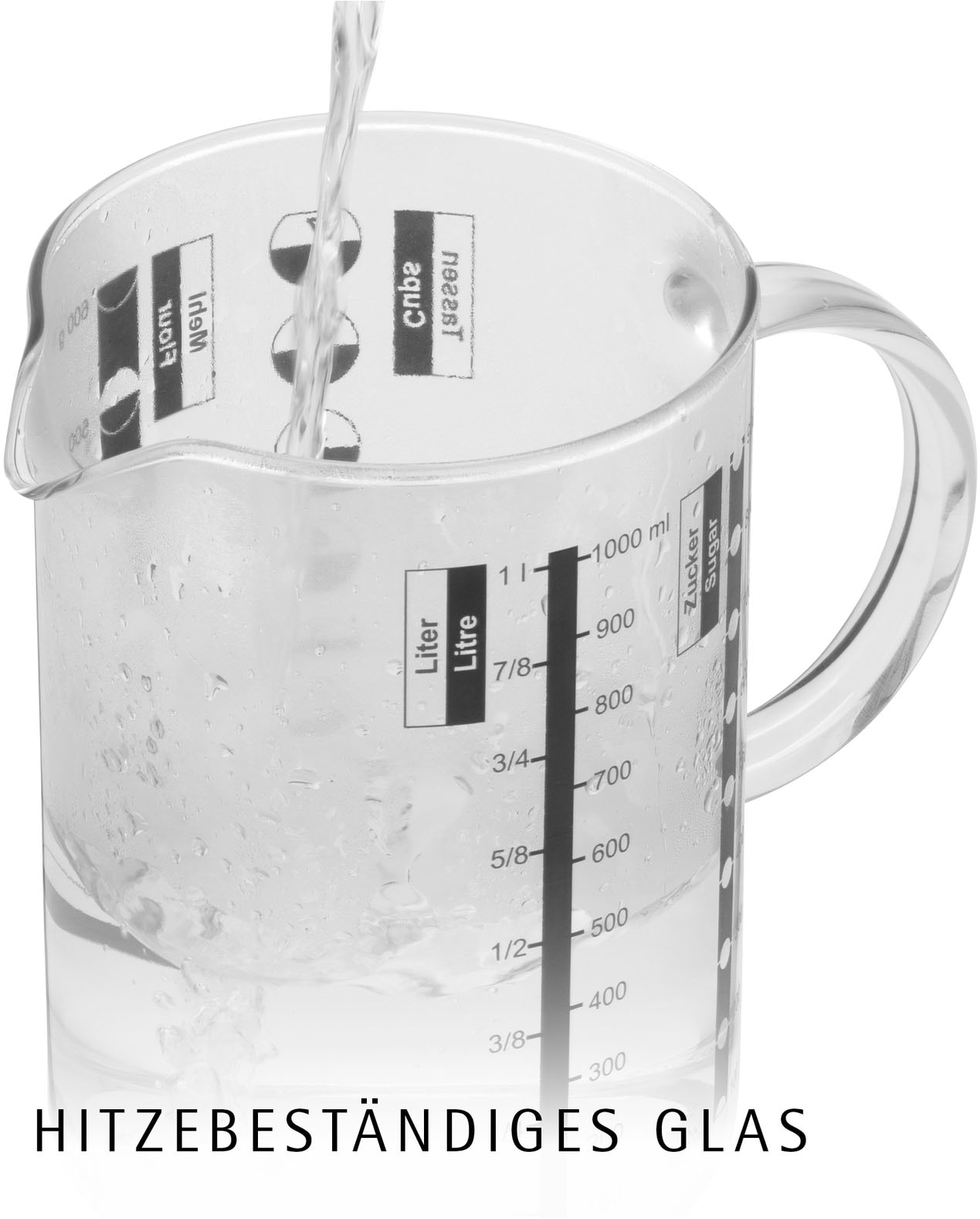 WMF Messbecher »Gourmet« Glas 1 Stk. tlg. Kleinstmengen genau ablesbar