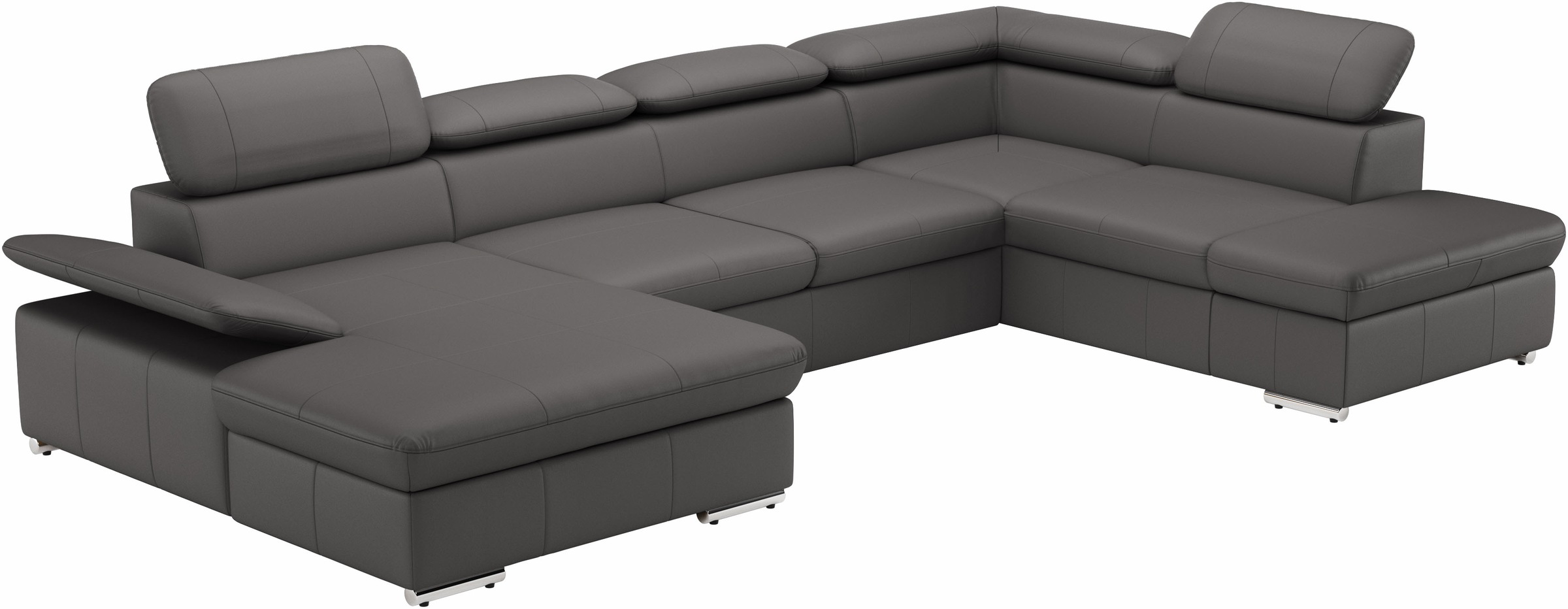 sit&more Wohnlandschaft »Valantine U-Form«, inkl. Kopf- und Armteilverstellung, wahlweise mit Bettfunktion