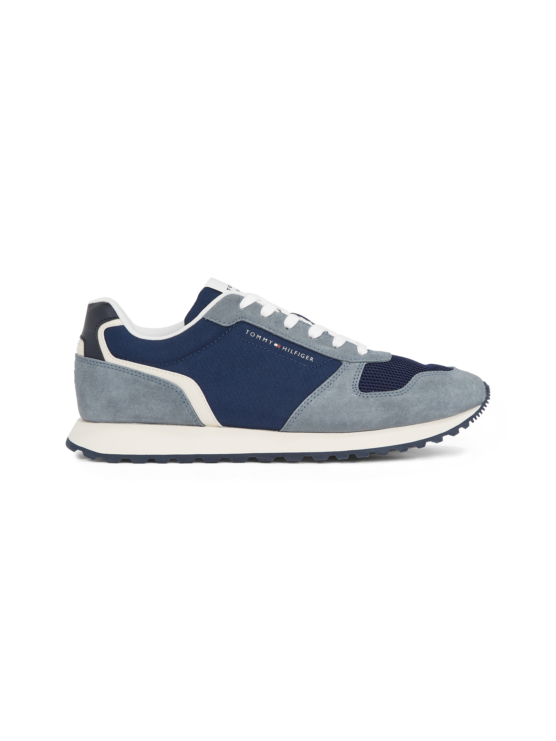 Tommy Hilfiger Plateausneaker »NEW RUNNER EVA MIX«, Freizeitschuh, Halbschuh, Schnürschuh mit Kontrastbesätzen