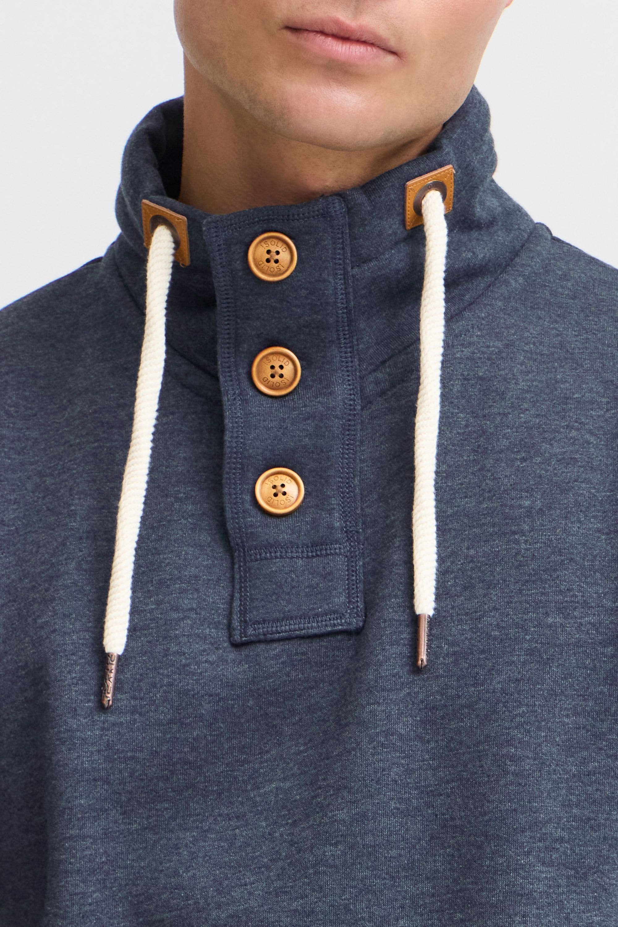 !Solid Stehkragenpullover »Stehkragenpullover SDTripTroyer«