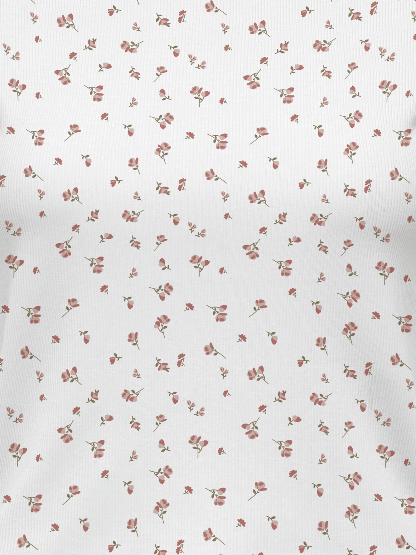 ONLY Kurzarmshirt »ONLFENJA LIFE SS AOP TOP JRS NOOS« Baumwollmischung, Cropped Fit, Rundhals