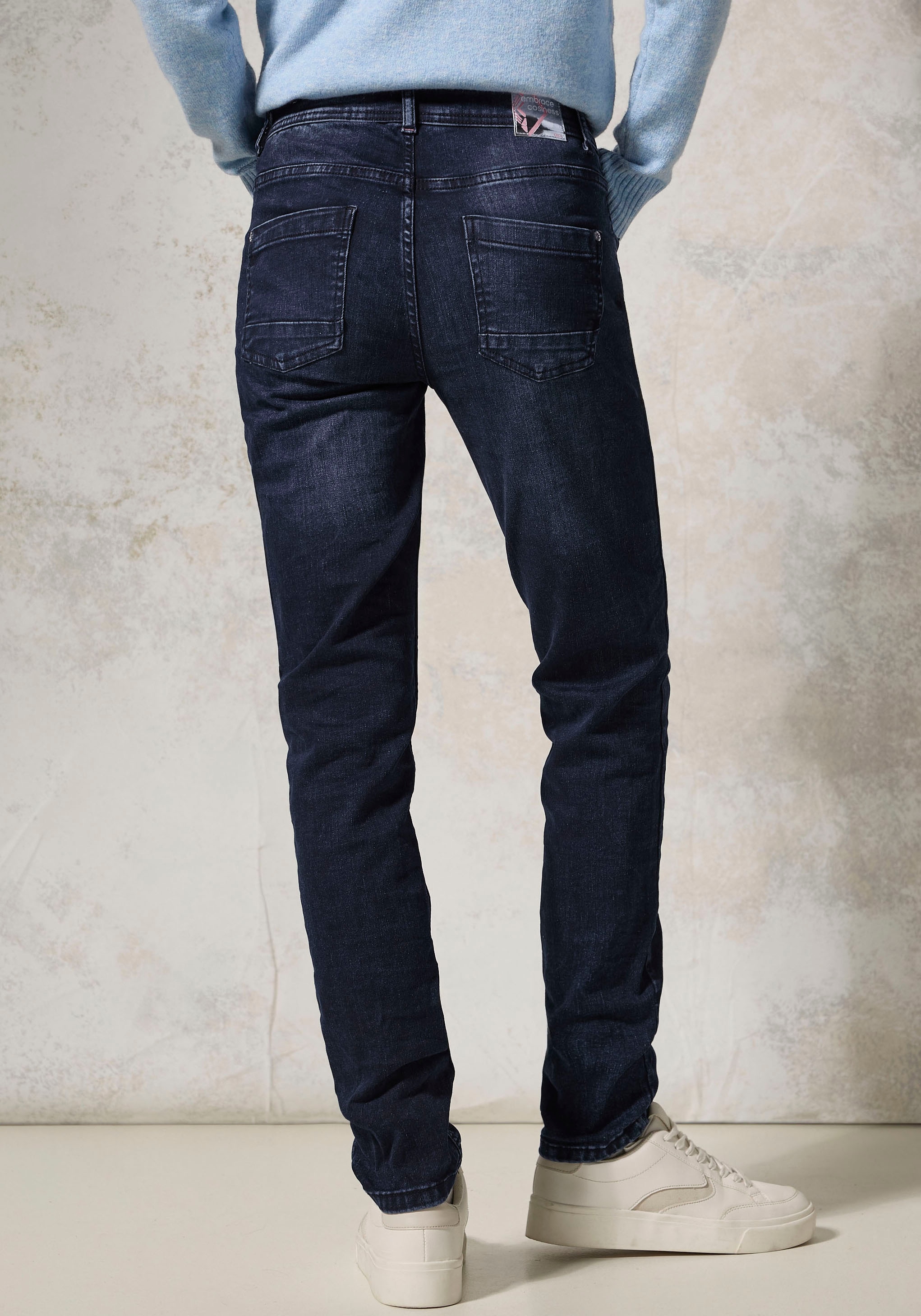 Cecil Slim-fit-Jeans »Style Toronto«, mit Reißverschlussdetail