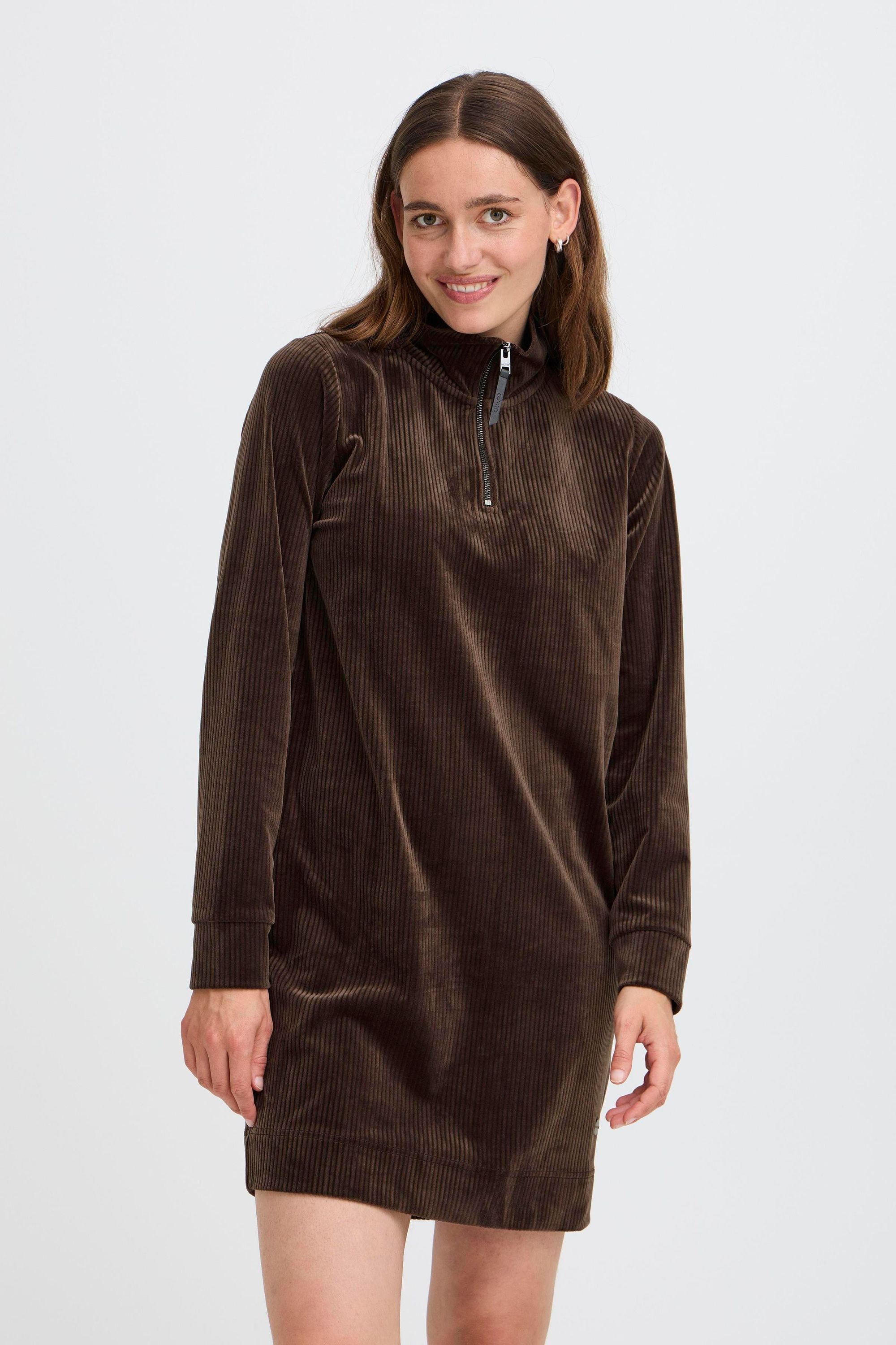 OXMO Sweatkleid »Sweatkleid OXEBBA HALFZIP«
