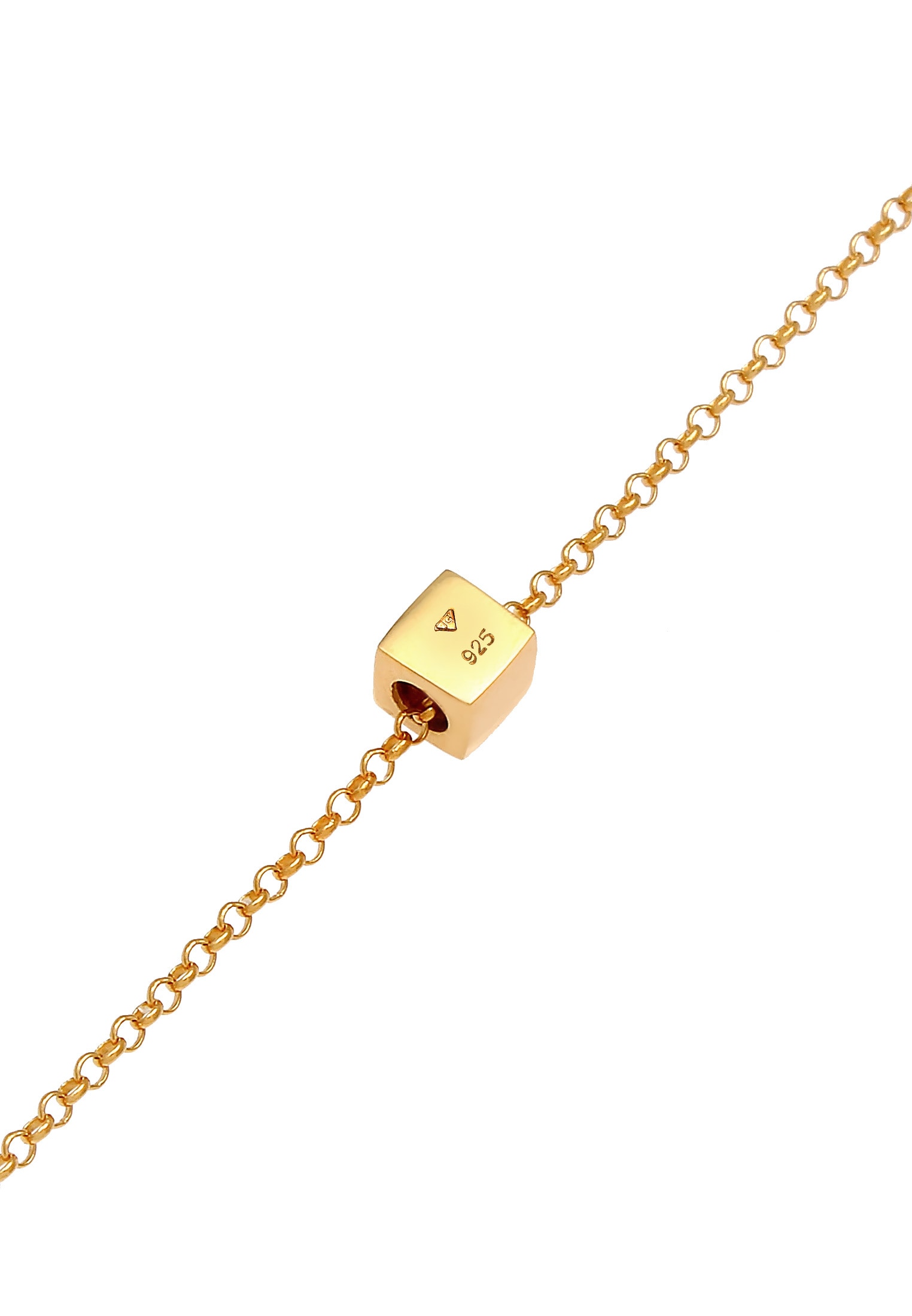 Elli Choker »Halskette Choker Würfel Viereck Geo 925 Silber«