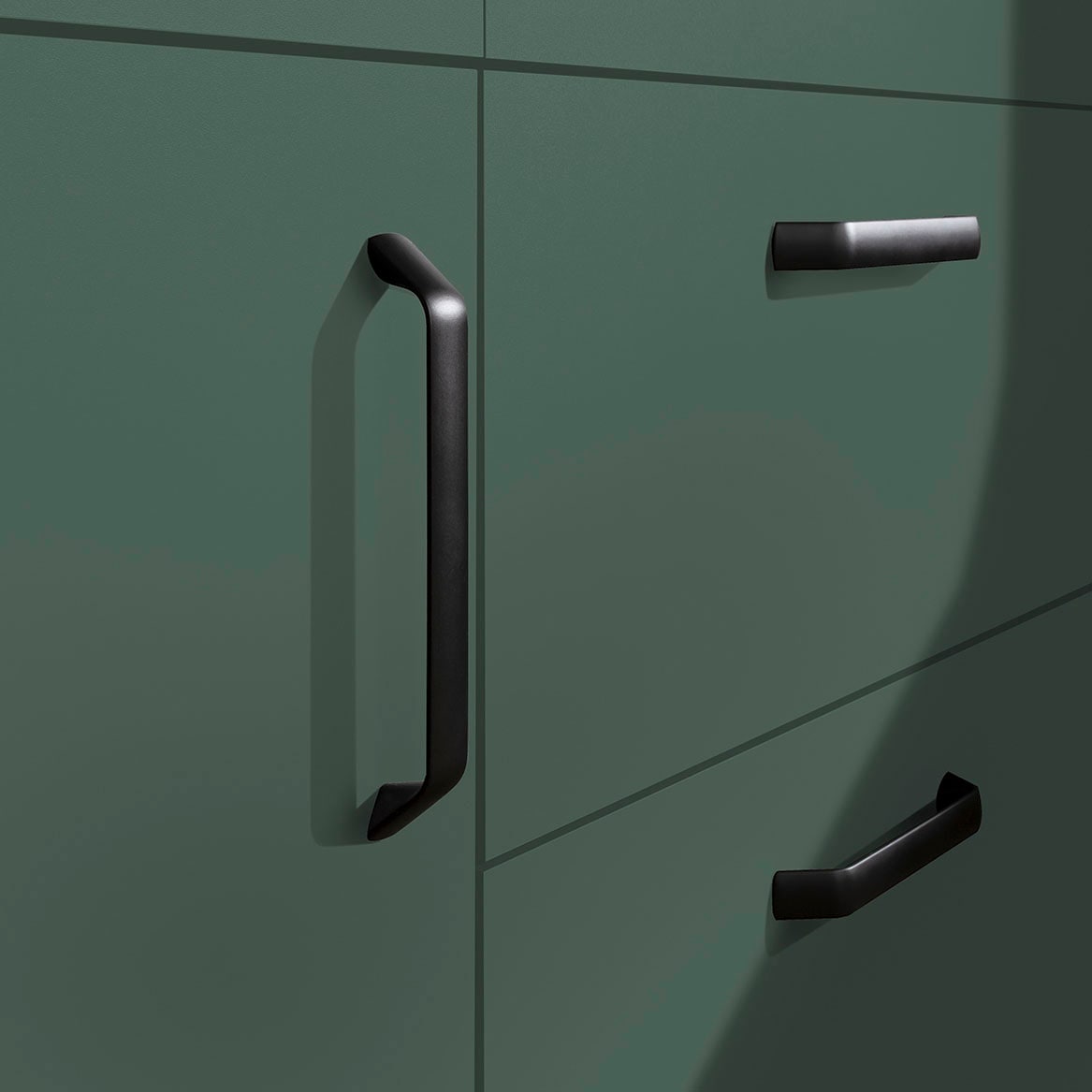 wiho Küchen Küchenzeile »"Simi", wahlweise mit E-Geräten, mit verstellbaren Füßen« Soft-Close-Funktion in Schubkästen und Auszügen, Breite 220 cm