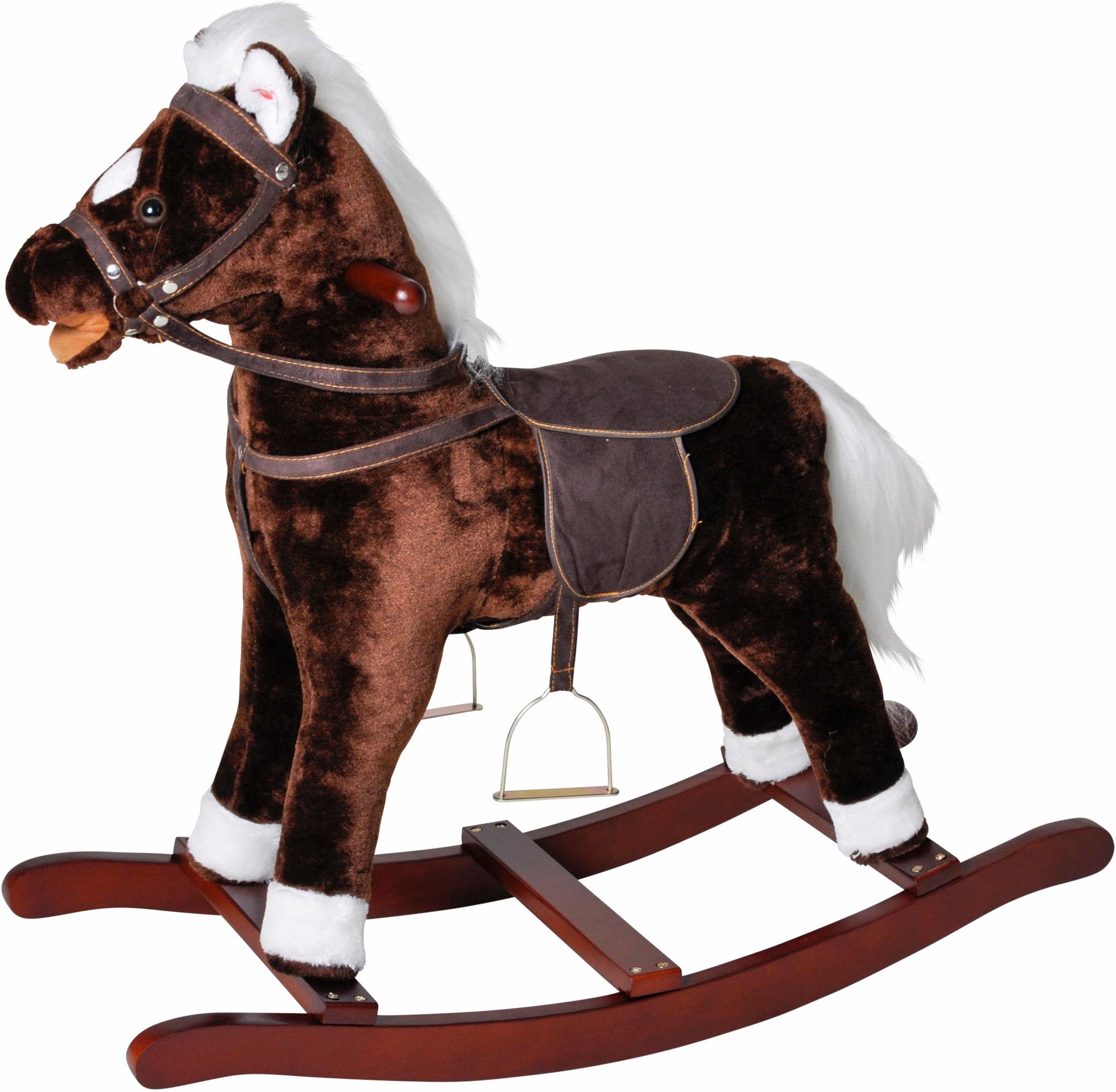 Knorrtoys® Schaukelpferd »Brauny«, mit Soundfunktion