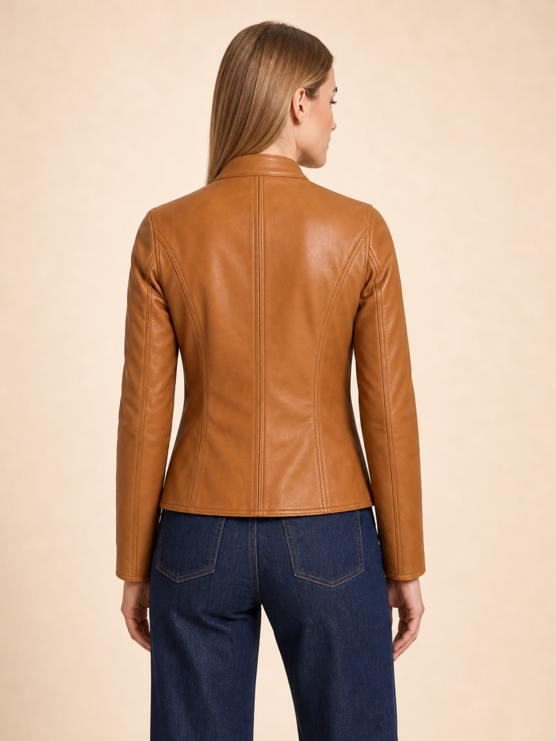 RICANO Lederjacke »Lederjacke Aurore« Handgefertigt aus echtem Leder