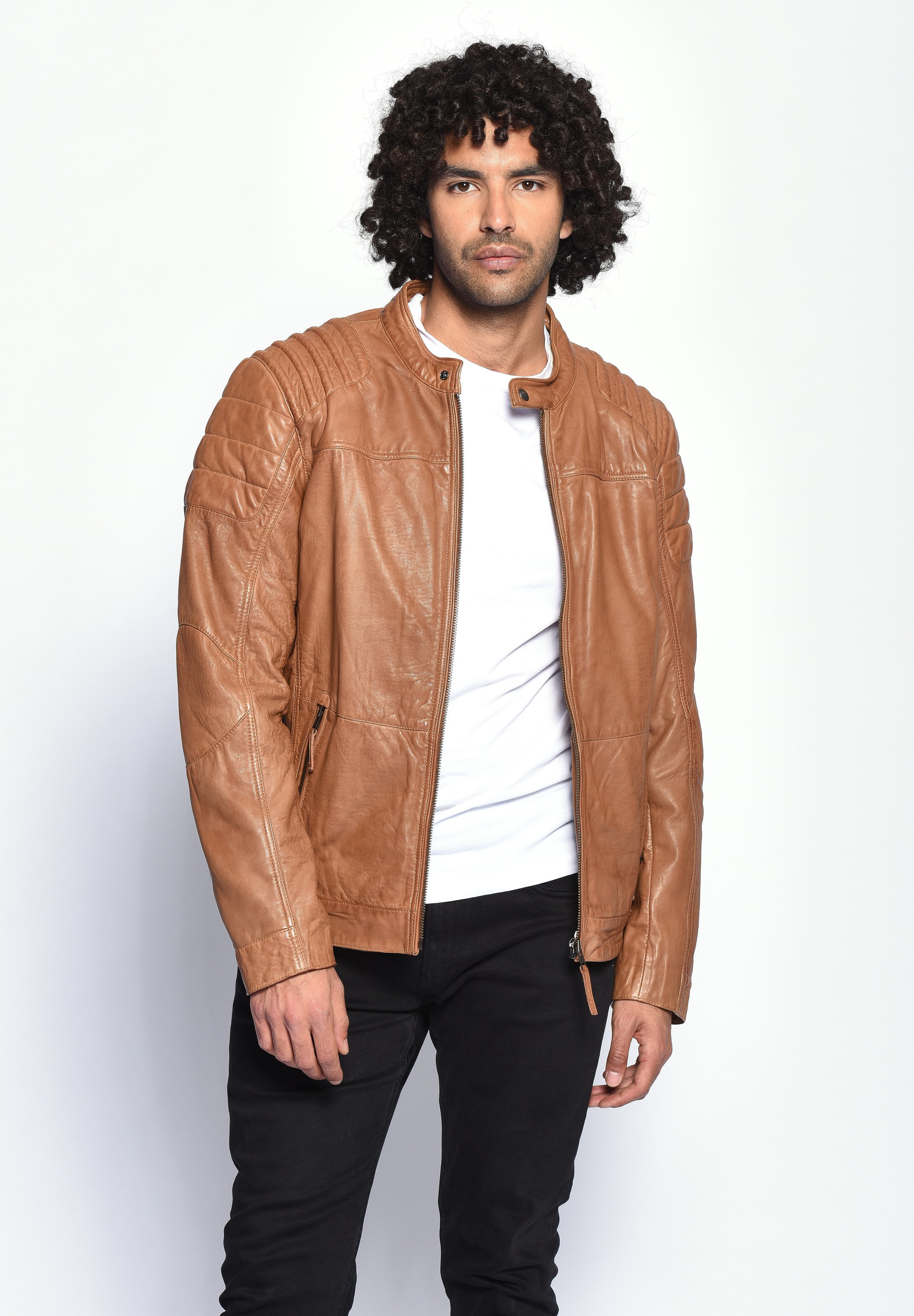 MUSTANG Lederjacke »Lederjacke Wellington«
