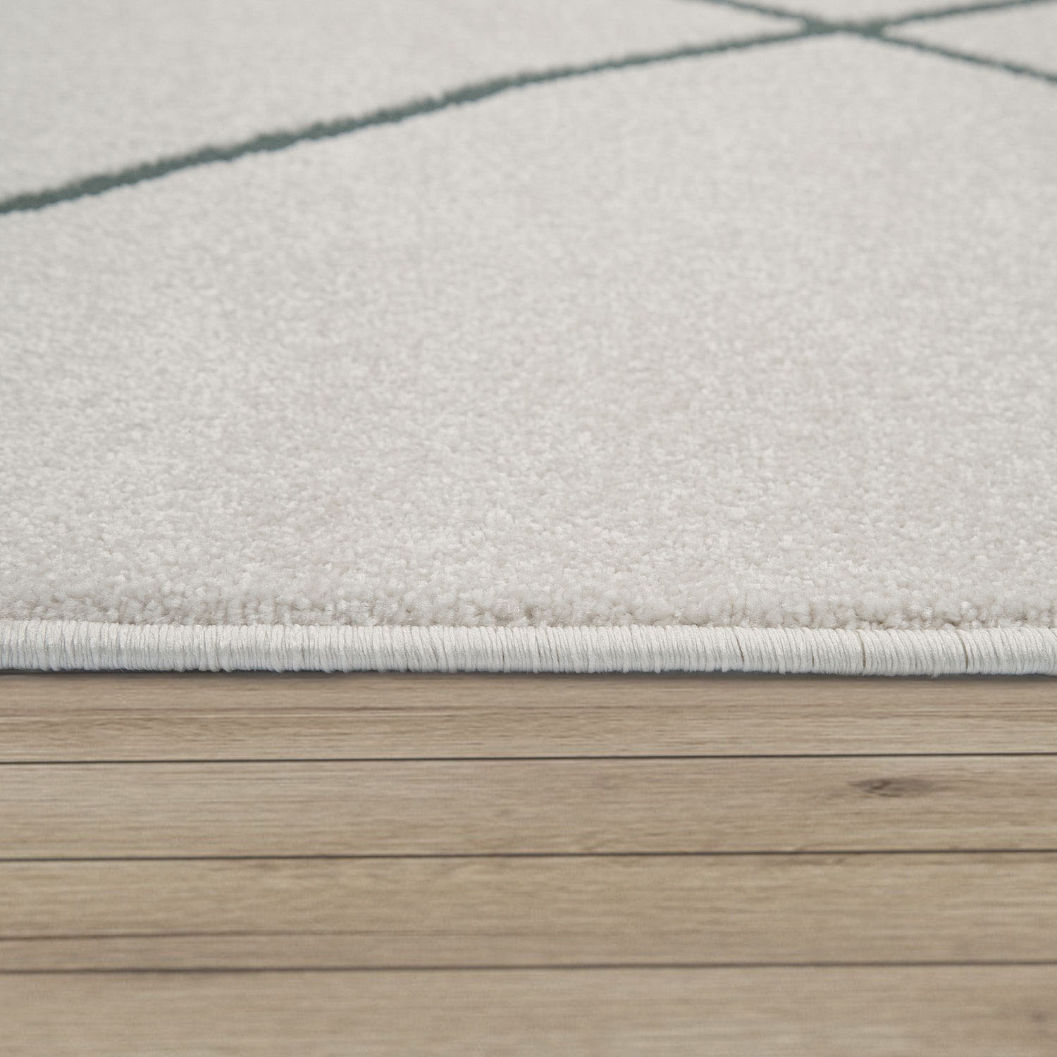 Paco Home Teppich »Haral 787«, rund, 9 mm Höhe, Kurzflor, Scandi Design, Rauten Motiv