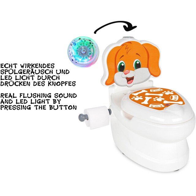 Jamara Toilettentrainer »Meine kleine Toilette, Hund«, mit Spülsound und  Toilettenpapierhalter bestellen bei OTTO