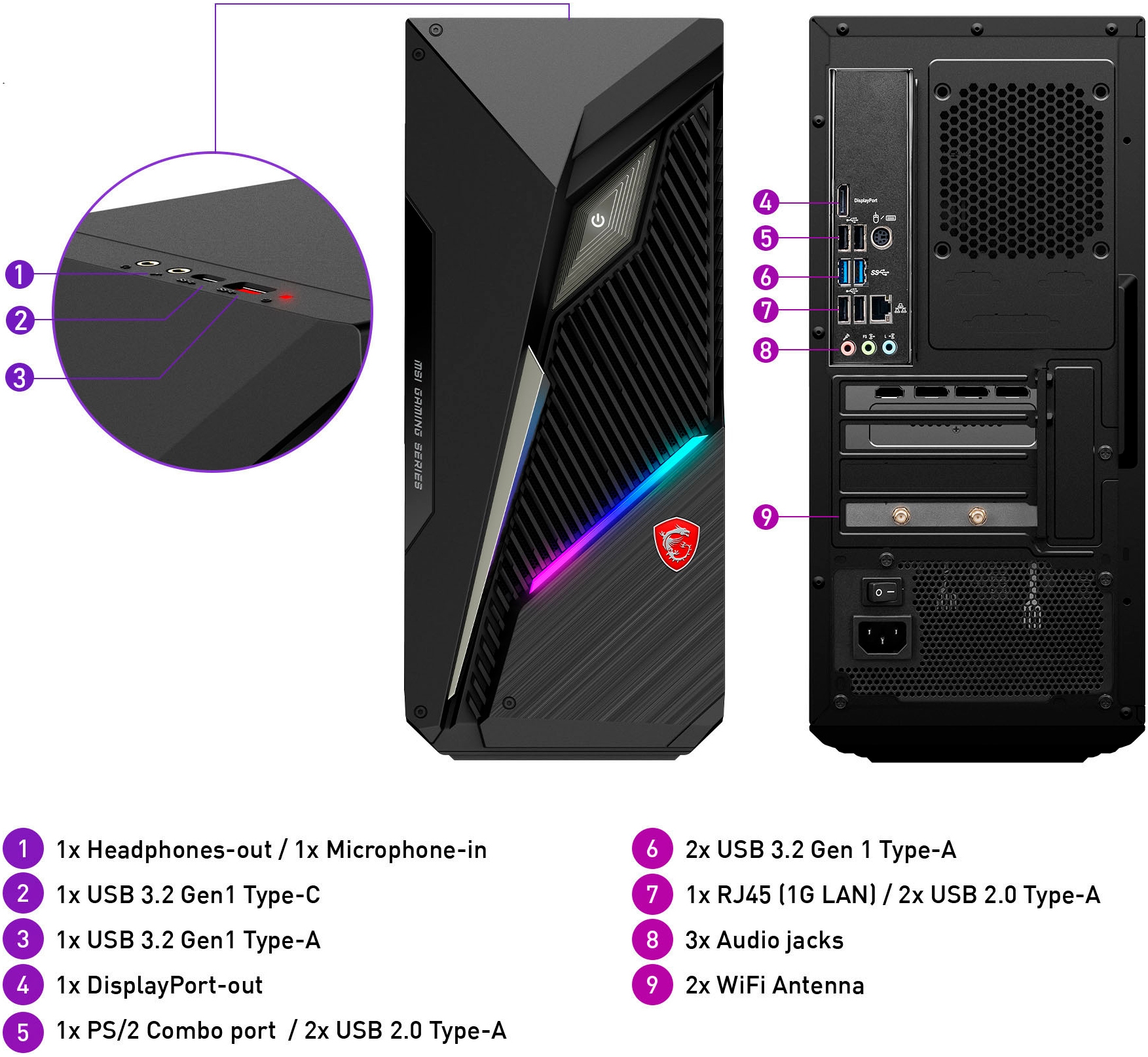 MSI Gaming-PC »MAG Infinite S3 14NVM55-3025DE RTX 5060 Ti 8GB«