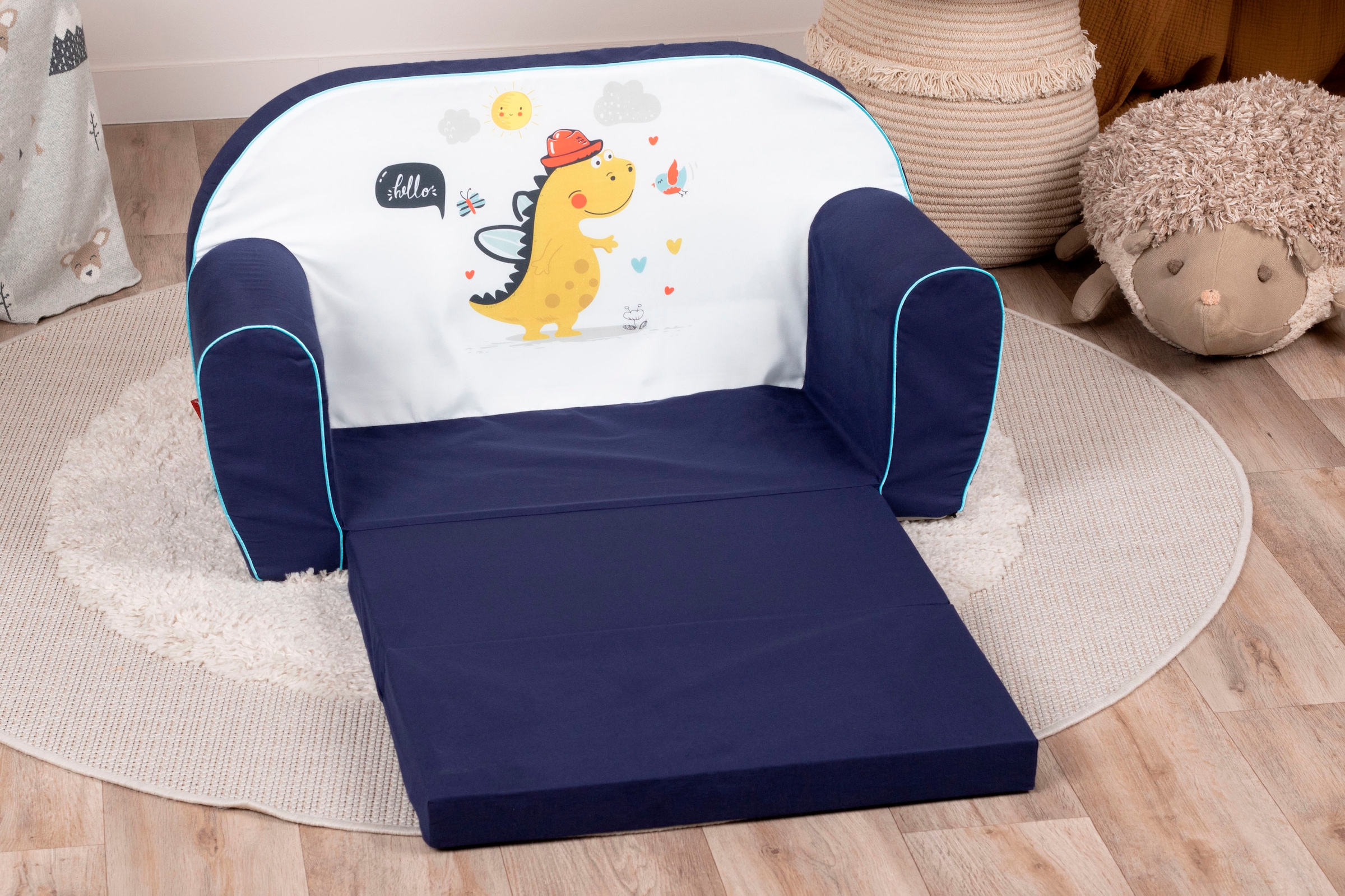 Knorrtoys® Sofa »Lovely dino« für Kinder; Made in Europe