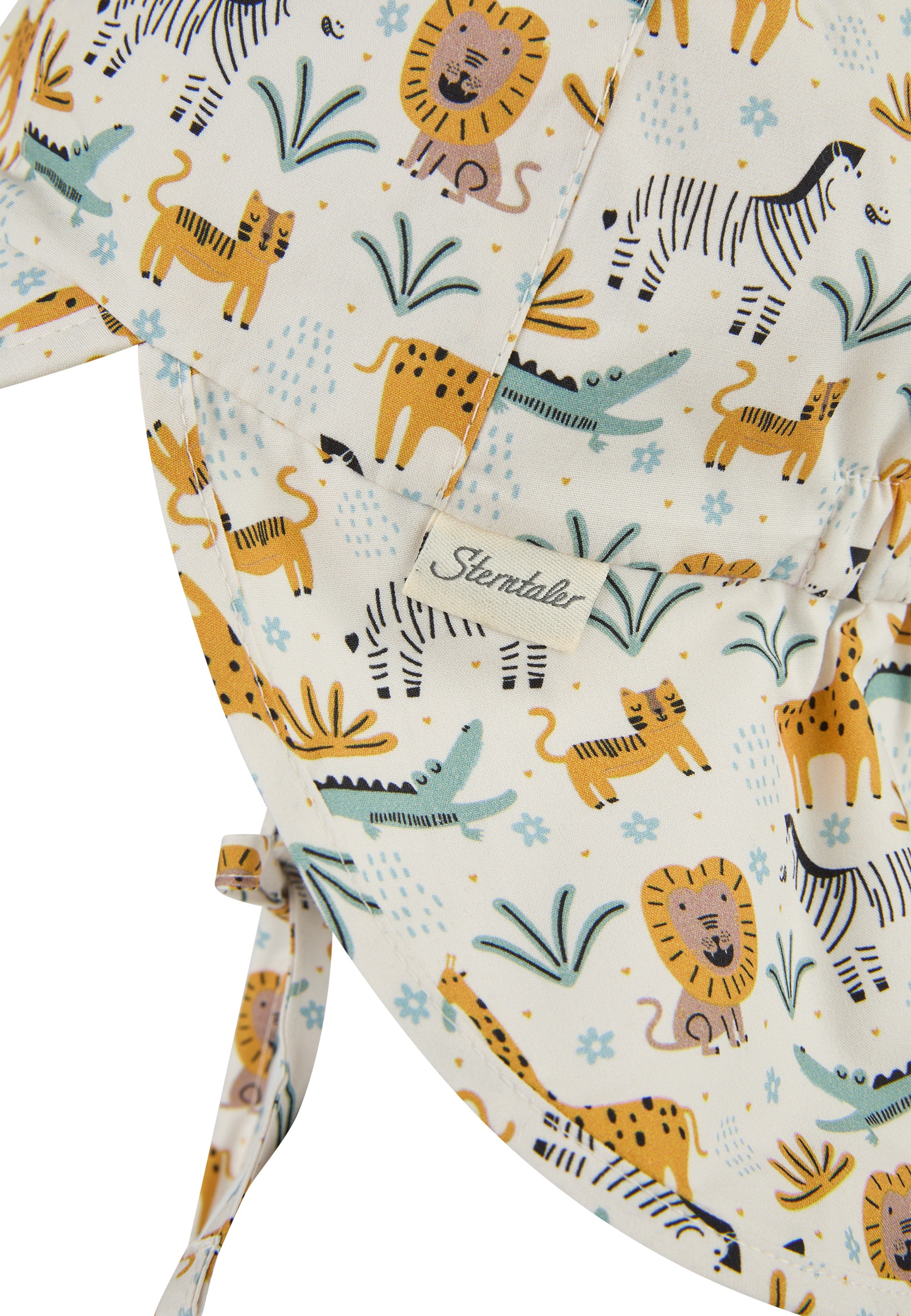 Sterntaler® Sonnenhut »Schirmmütze mit Nackenschutz Zootiere«