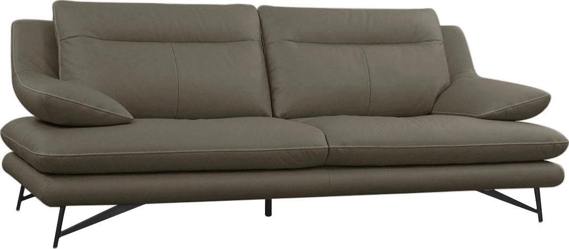 CALIA ITALIA 3-Sitzer »Cezanne, italienisches Design trifft erstklassigen Sitzkomfort, Leder«, Edles Designsofa in besonders langlebigen & pflegeleichten Lederarten