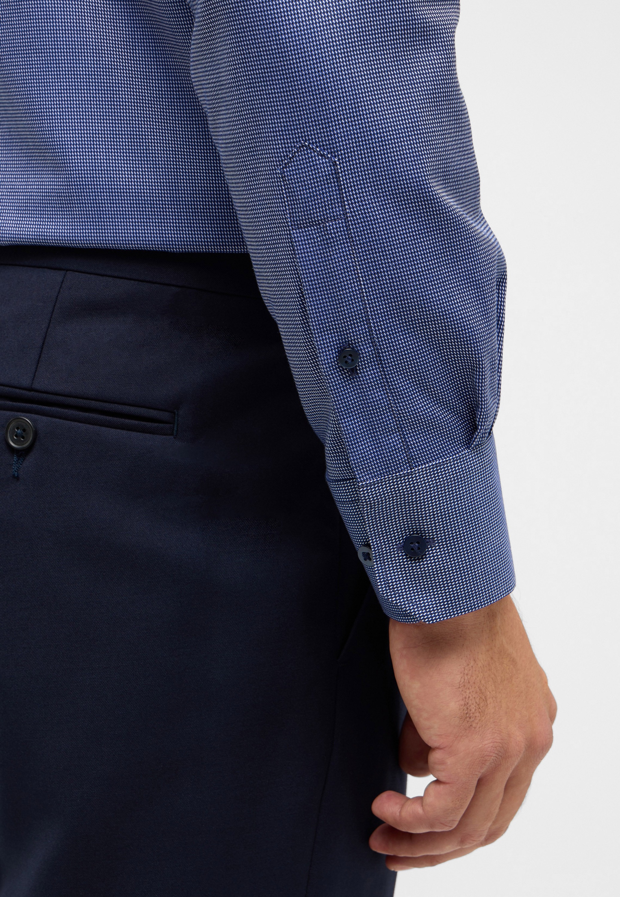 Eterna Langarmhemd »MODERN FIT«, NON IRON (bügelfrei)