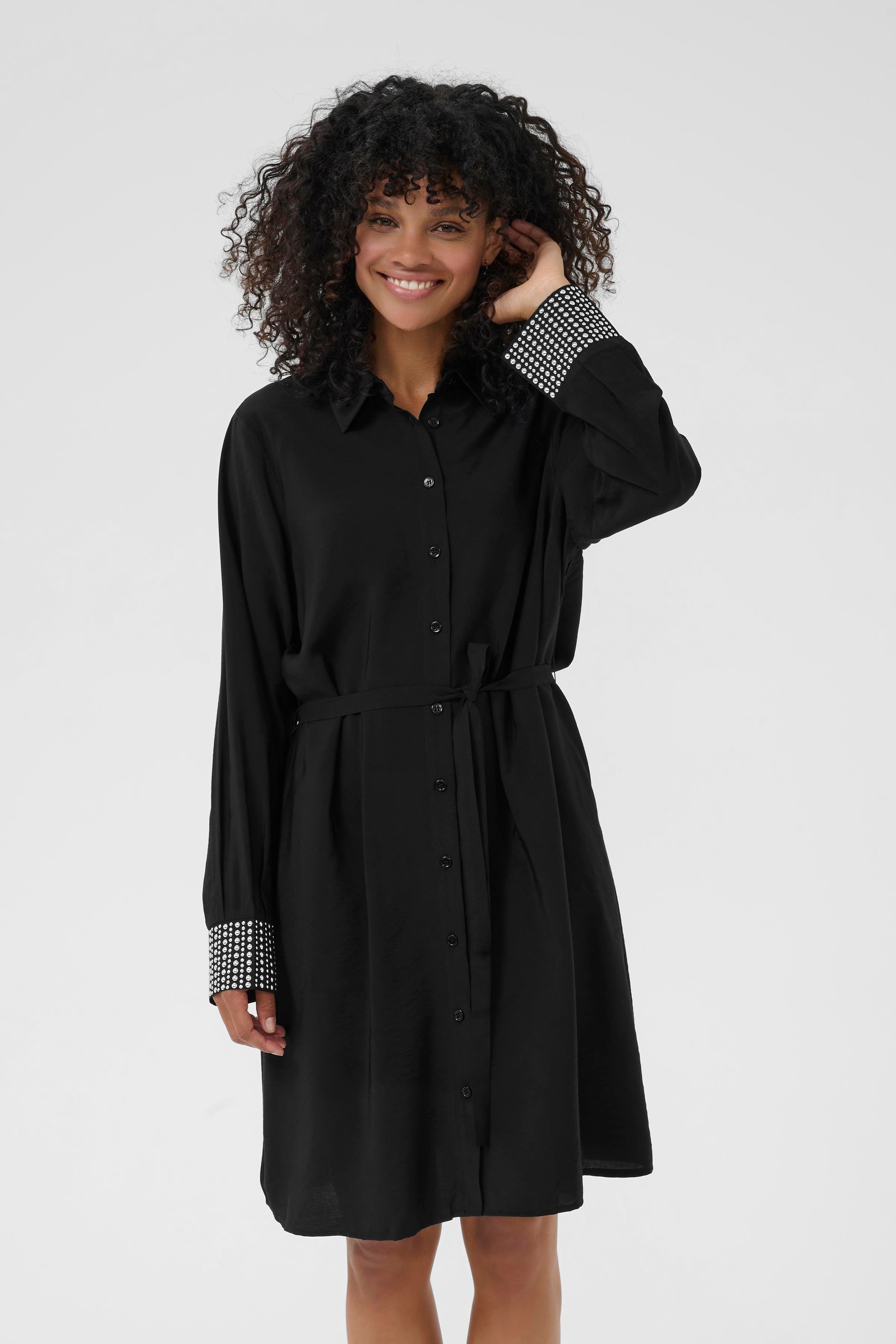 KAFFE Midikleid »Kleid KAceline«