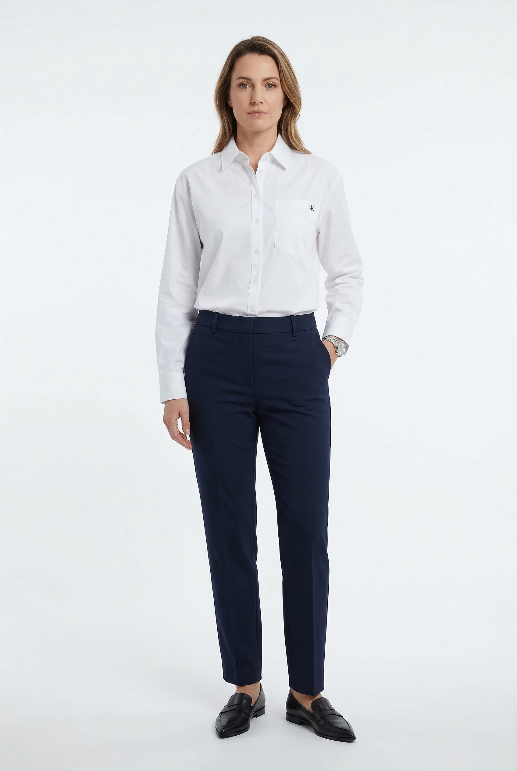 Calvin Klein Jeans Hemdbluse »COTTON POPLIN RELAXED SHIRT« Regular fit mit Brusttasche