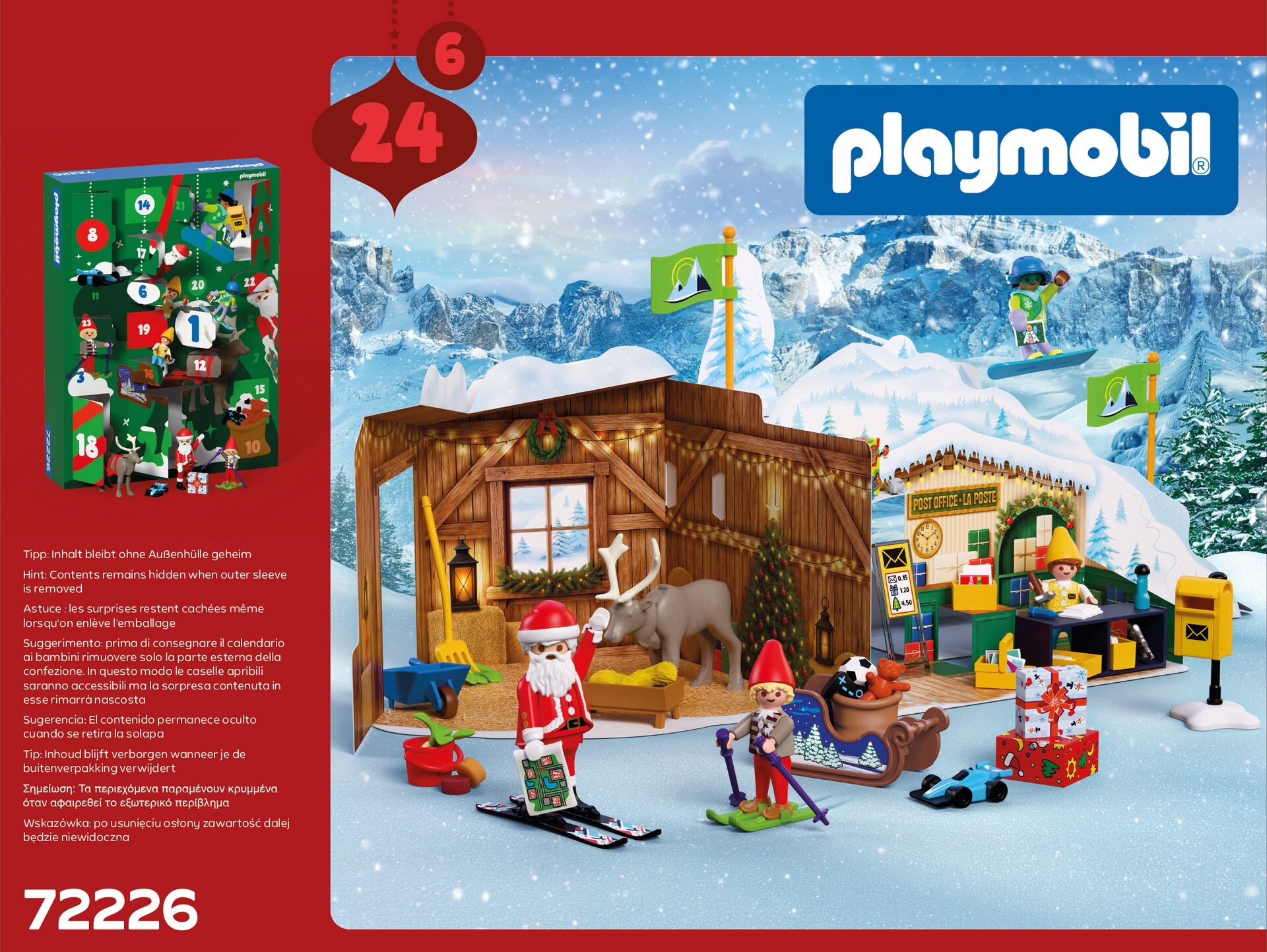 Playmobil® Spielzeug-Adventskalender »Spielbausteine, Am Nordpol (72226), Christmas« ab 4 Jahren Made in Europe