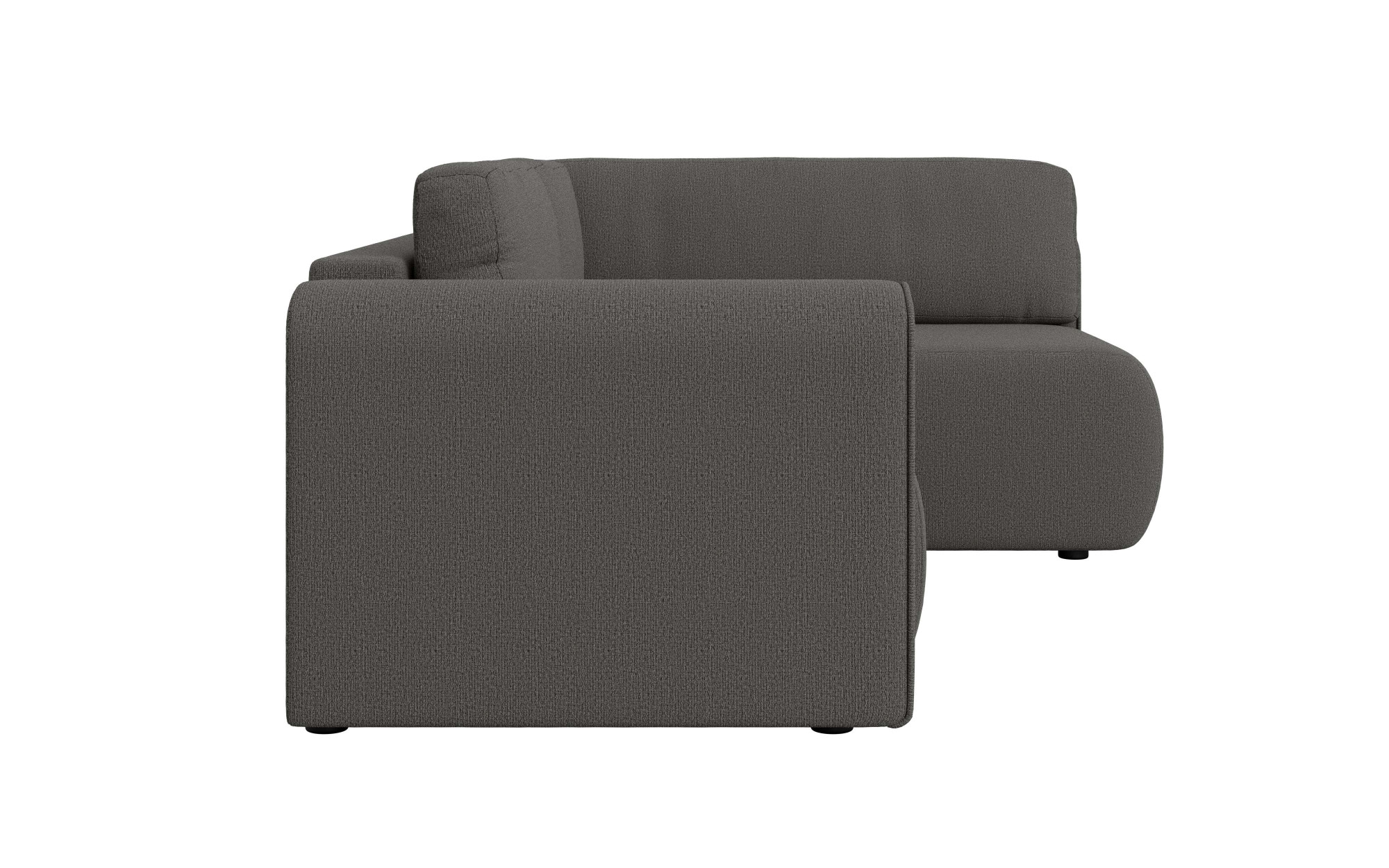 OTTO home Ecksofa »Zacharia wahlweise Schlafsofa mit Bettkasten, B/T/H 250/166/86 cm« L-Form mit Wellenunterfederung, Ottomane rechts oder links bestellbar
