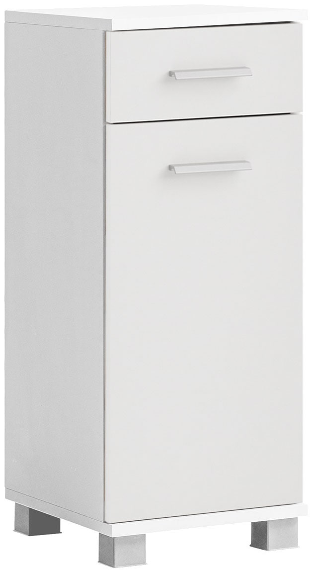 welltime Seitenschrank »Palermo, Breite 30 cm«, Wechselbarer Türanschlag, Metallbeschläge