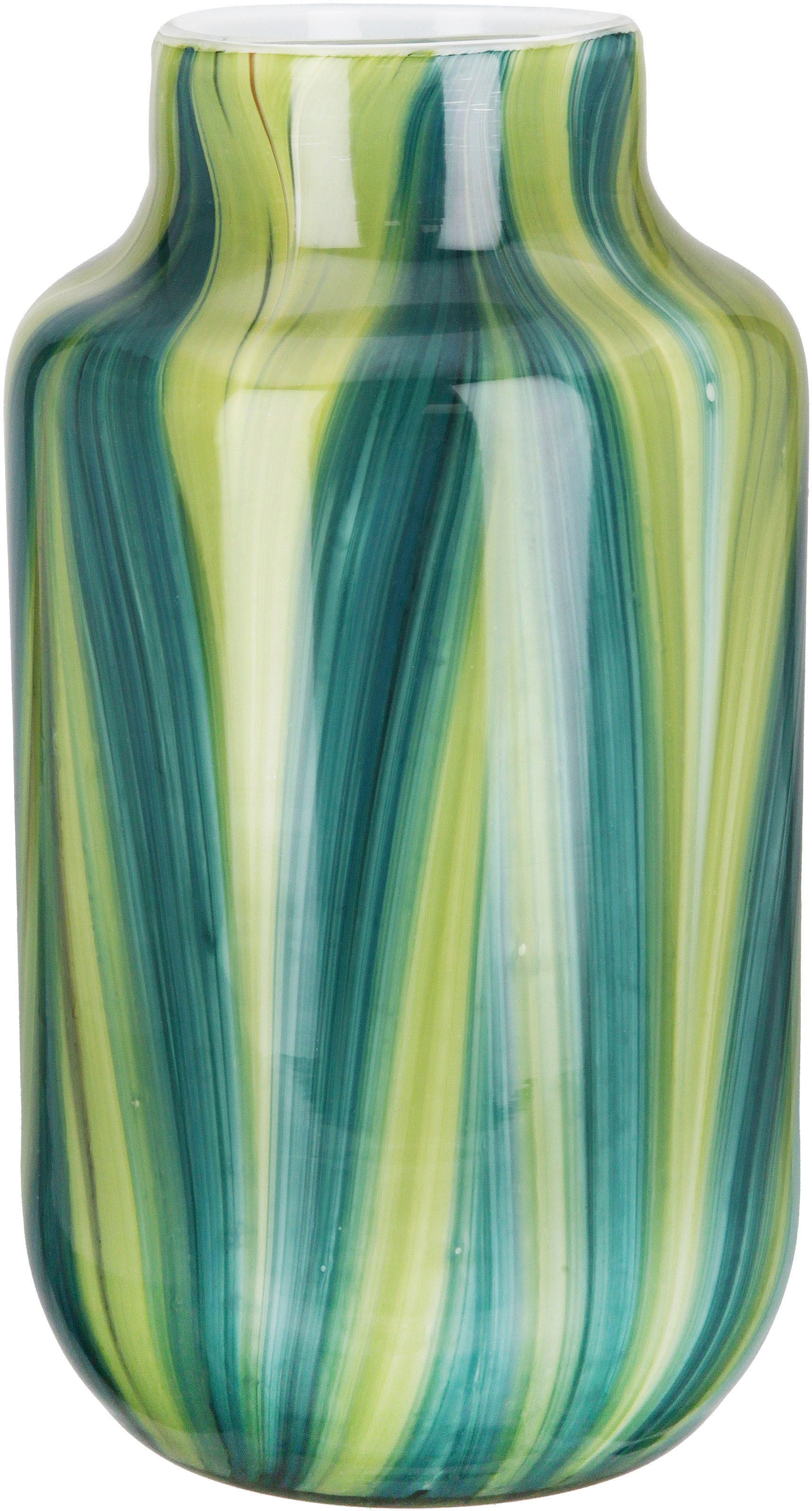 Tischvase »Verdo, Höhe ca. 30 cm«, (1 St.), dekorative Vase aus Glas, Blumenvase