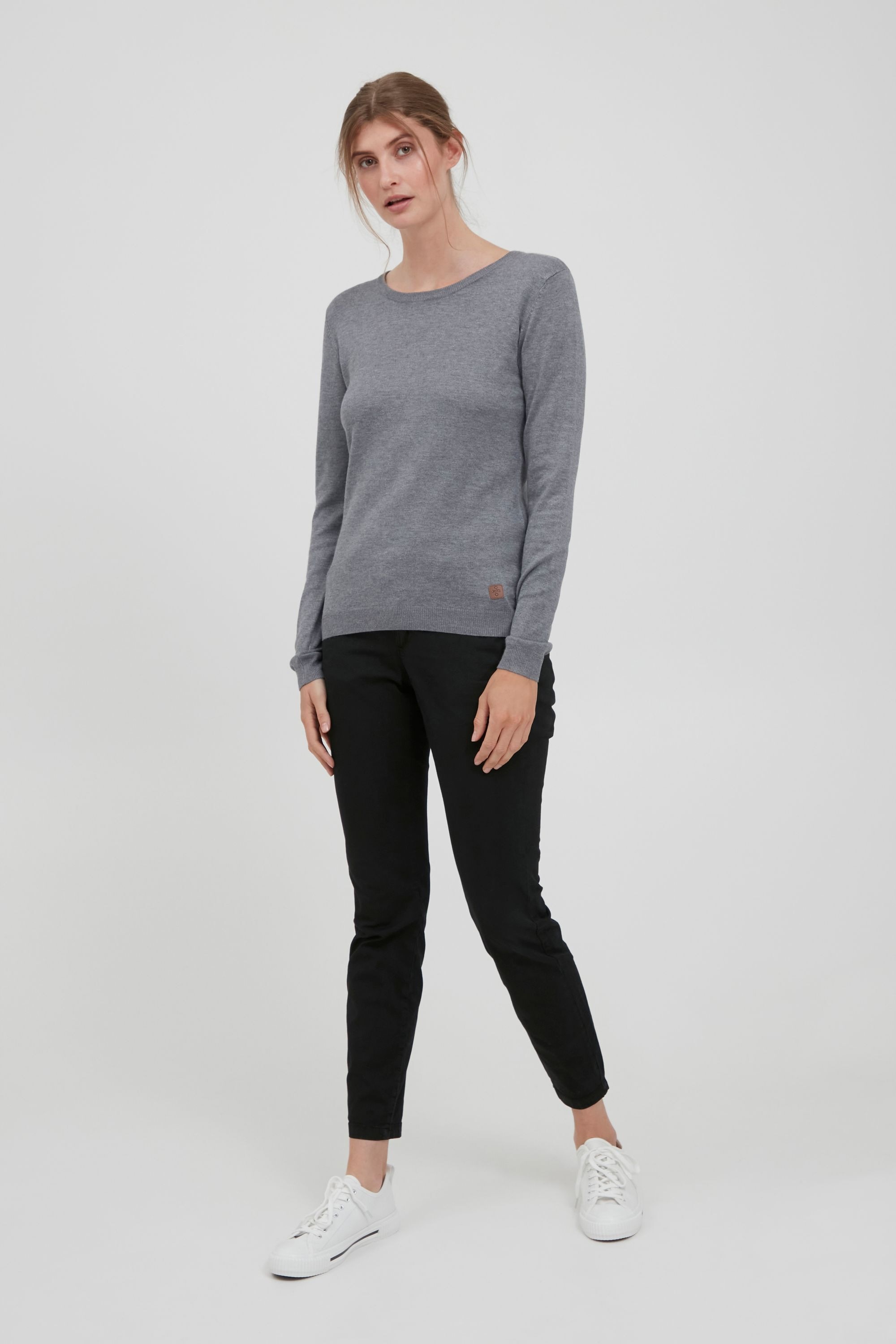 OXMO Strickfleece-Pullover »Strickpullover OXEdda«