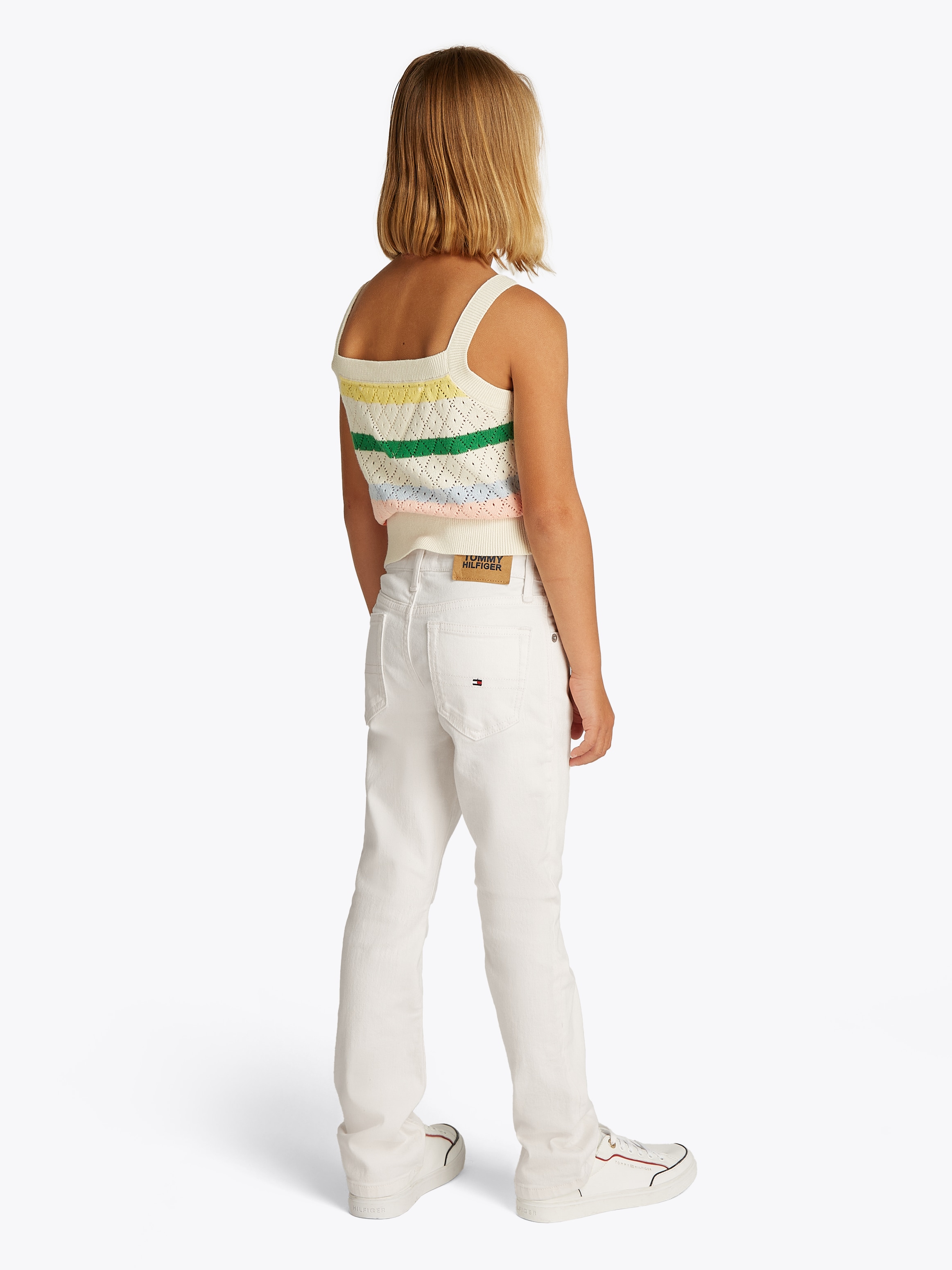 Tommy Hilfiger Weite Jeans »FLARE WHITE JEANS«, im modernen Look