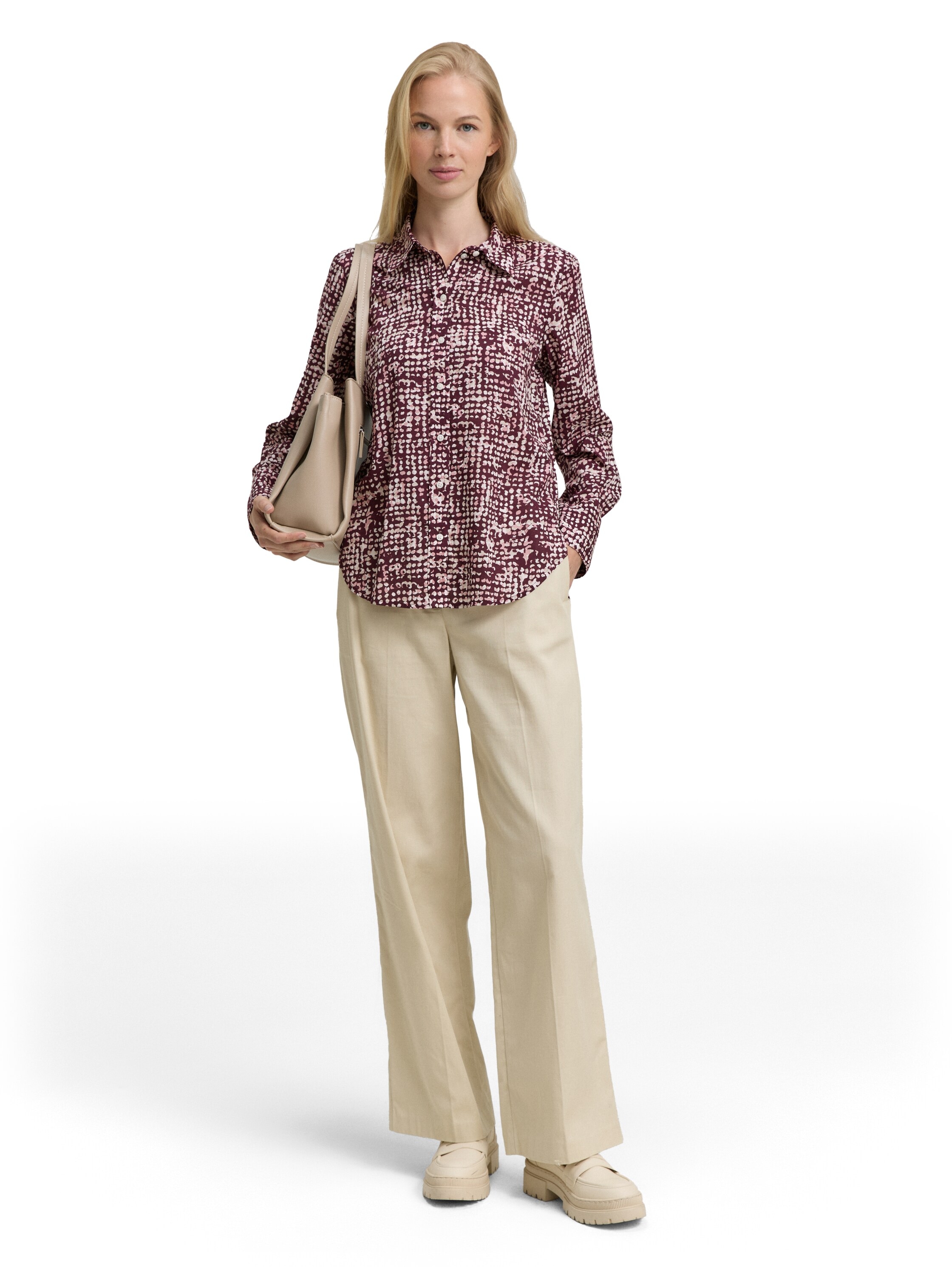 TOM TAILOR Hemdbluse , mit Muster
