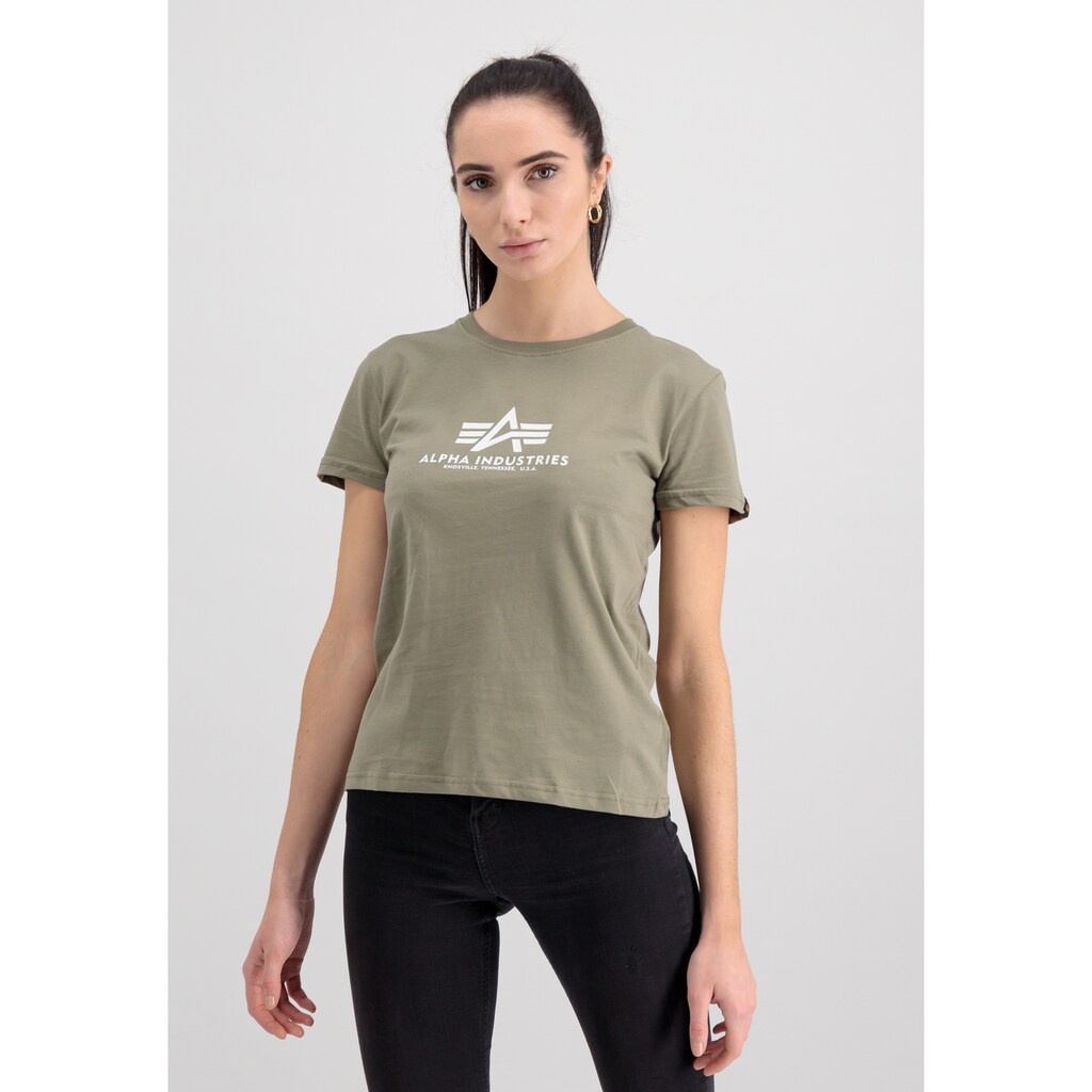 Alpha Industries T-Shirt »ALPHA INDUSTRIES Women - T-Shirts New Basic T Wmn«