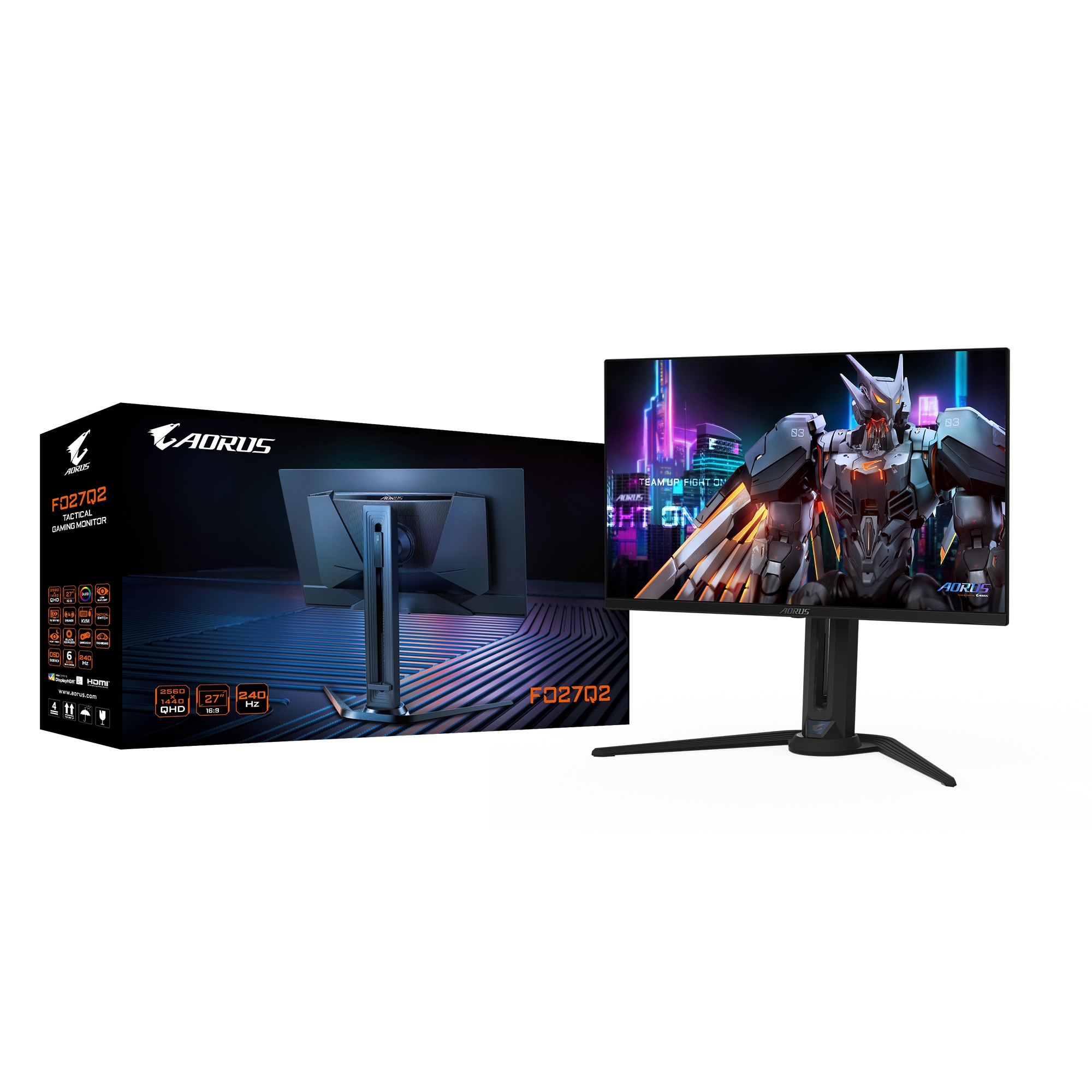 Gaming-Monitor »AORUS FO27Q2«, 67,8 cm/27 Zoll, 2560 x 1440 px, QHD, 0,03 ms...