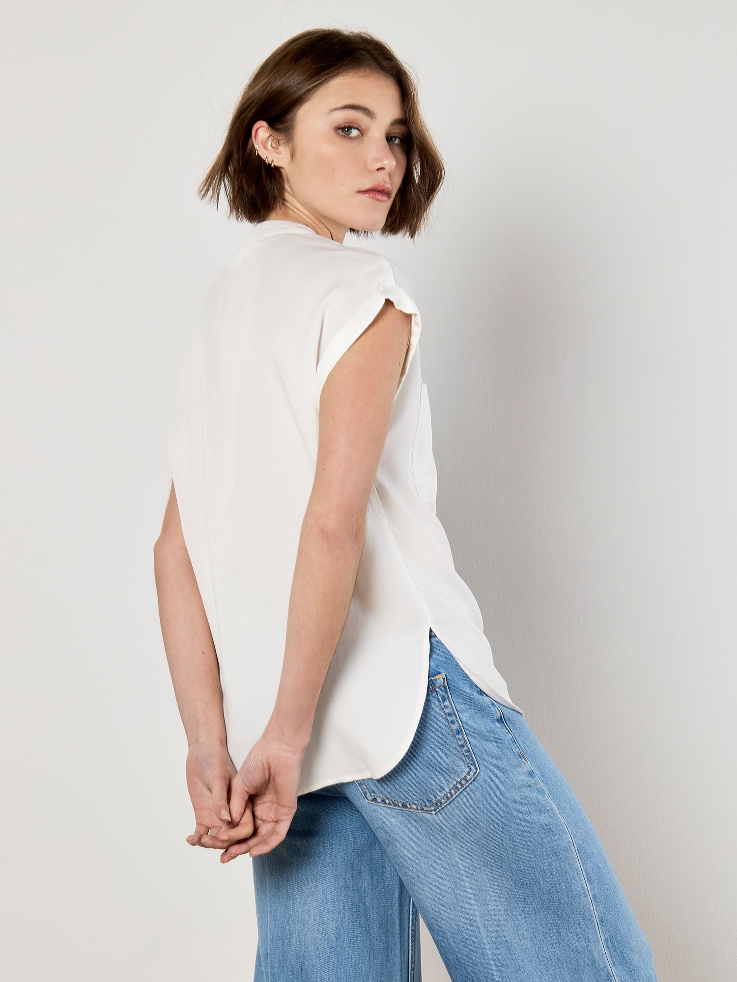 Apricot Klassische Bluse »Bluse« mit Reißverschluss